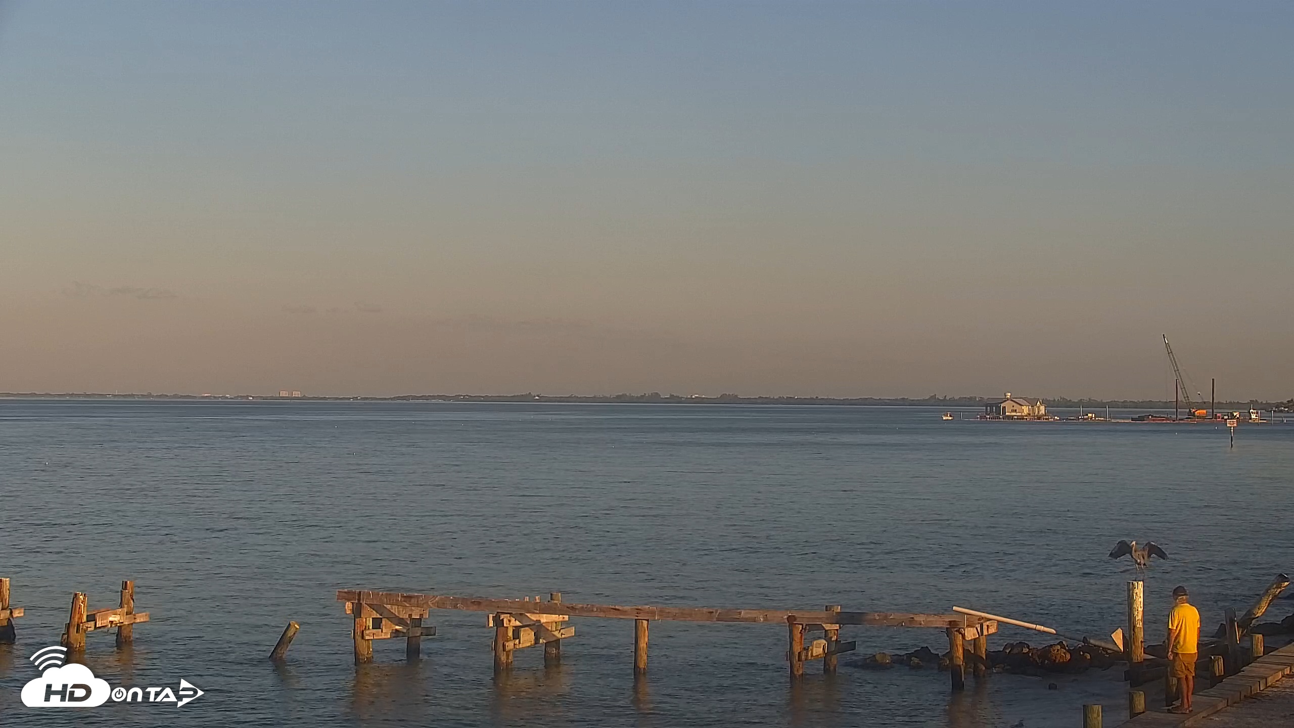 Snapshot of Rod & Reel Pier Live Webcam taken Nov 16, 2025, 4:54pm EST