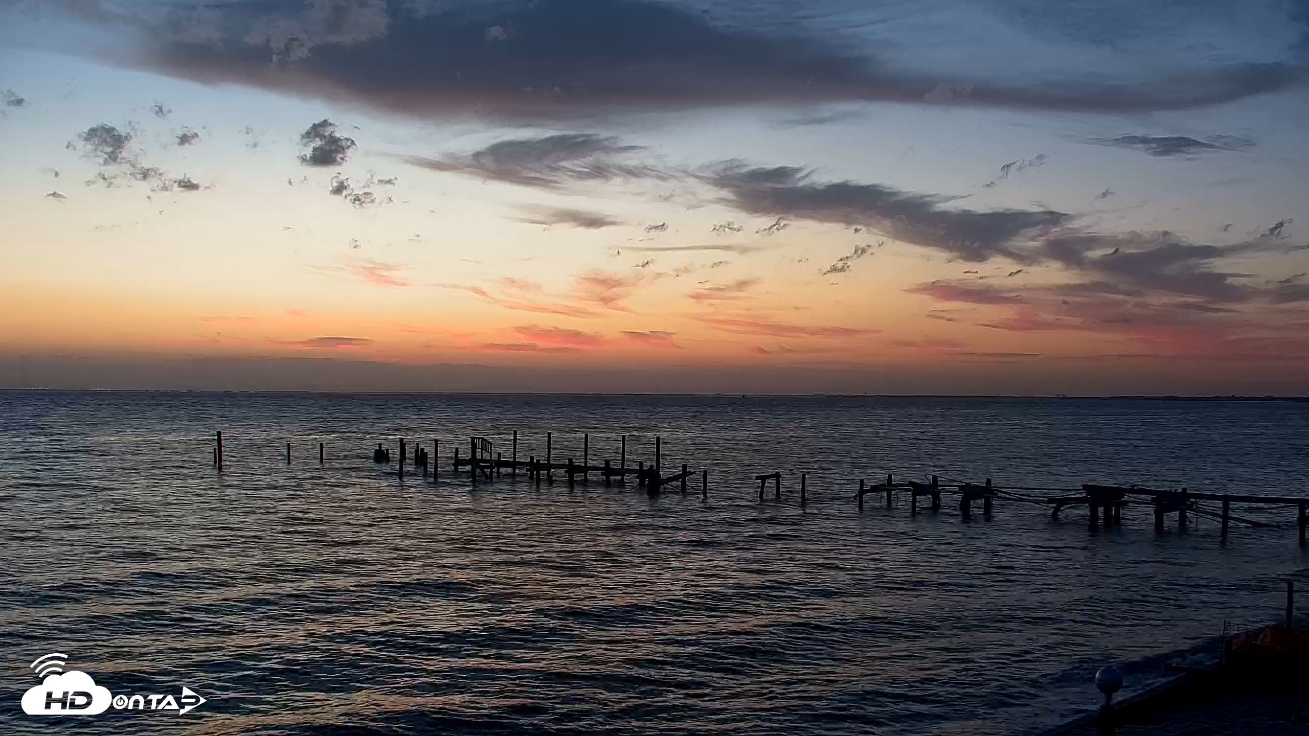 Snapshot of Rod & Reel Pier Live Webcam taken May 2, 2025, 6:35am EDT