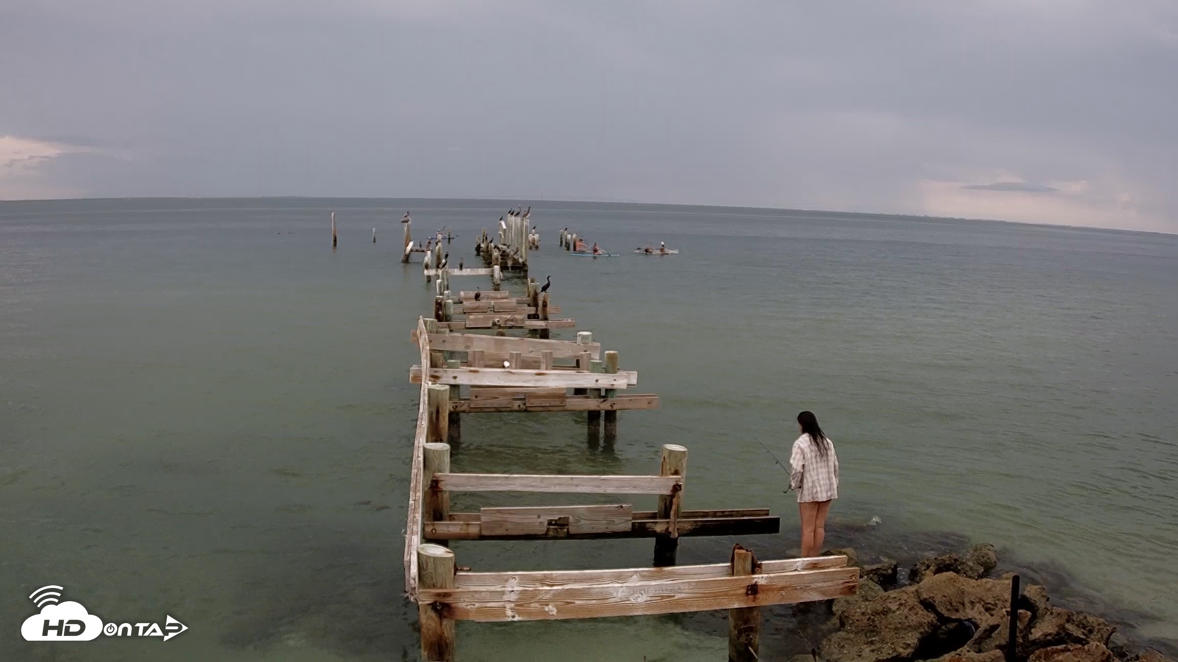 Snapshot of Rod & Reel Pier Live Webcam taken Aug 14, 2026, 5:09pm EDT