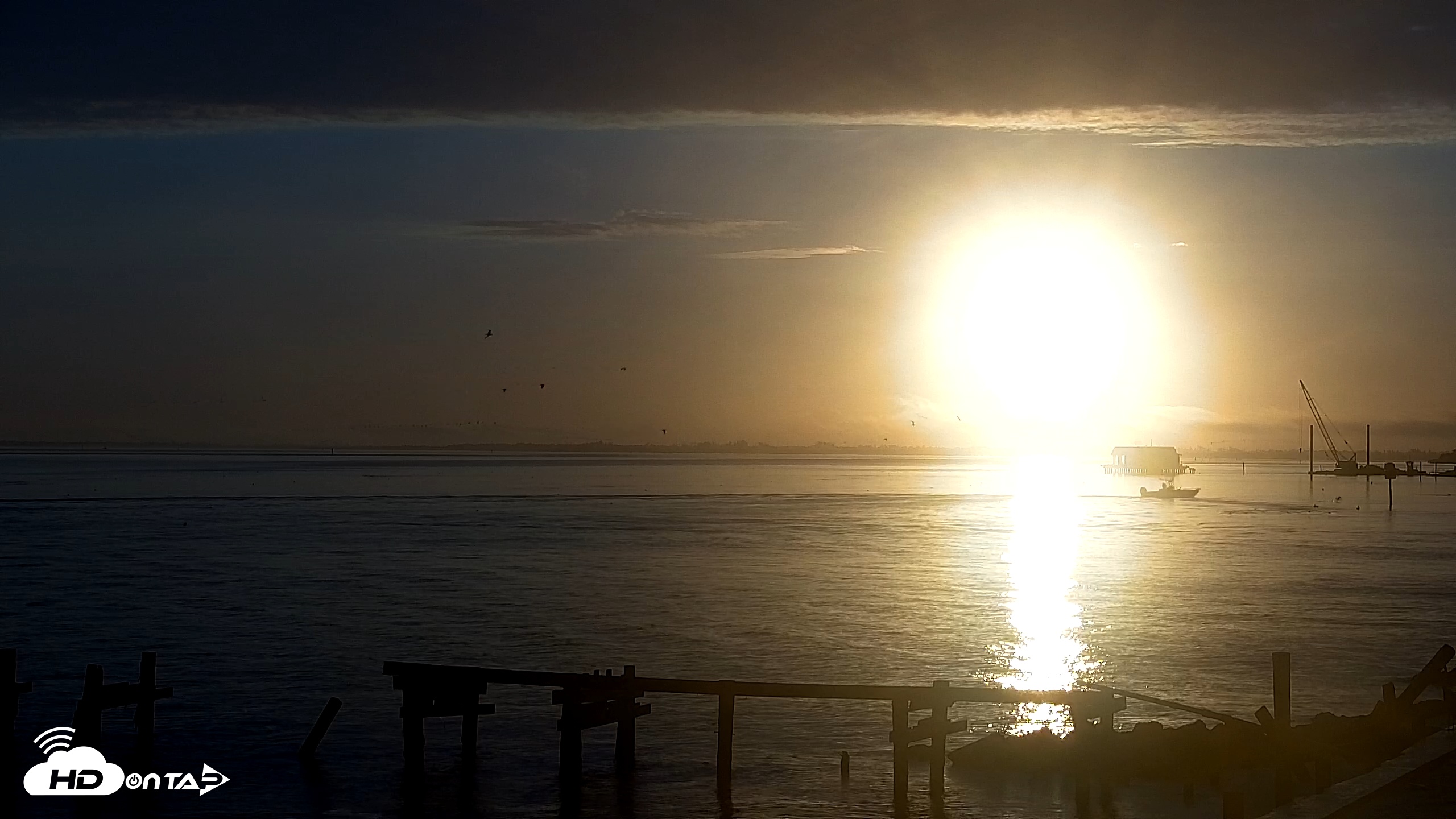 Snapshot of Rod & Reel Pier Live Webcam taken Nov 9, 2025, 7:00am EST