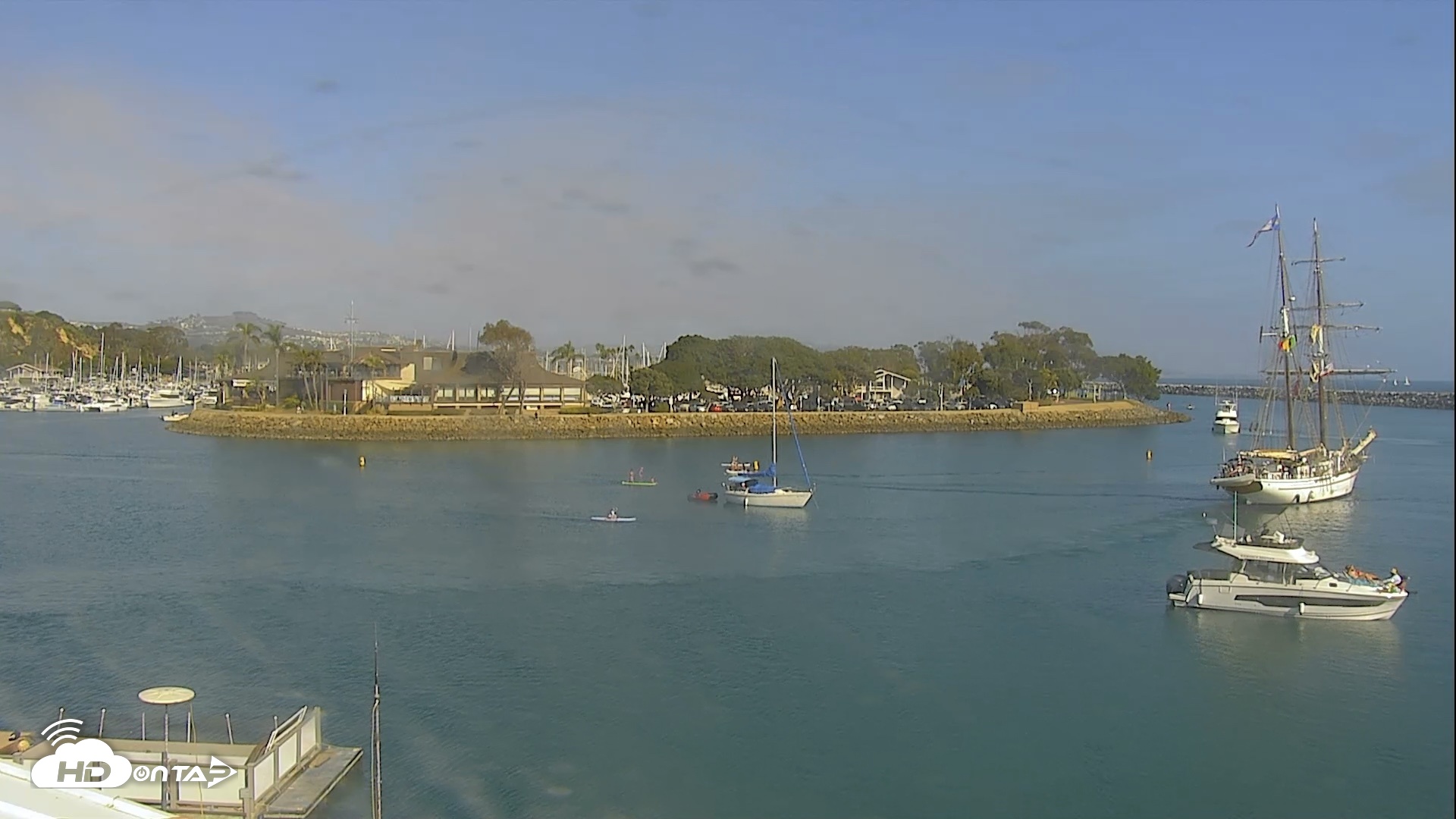 Snapshot of Dana Point Harbor Laguna Cliffs Resort Live Webcam taken Sep 12, 2026, 4:14pm PDT