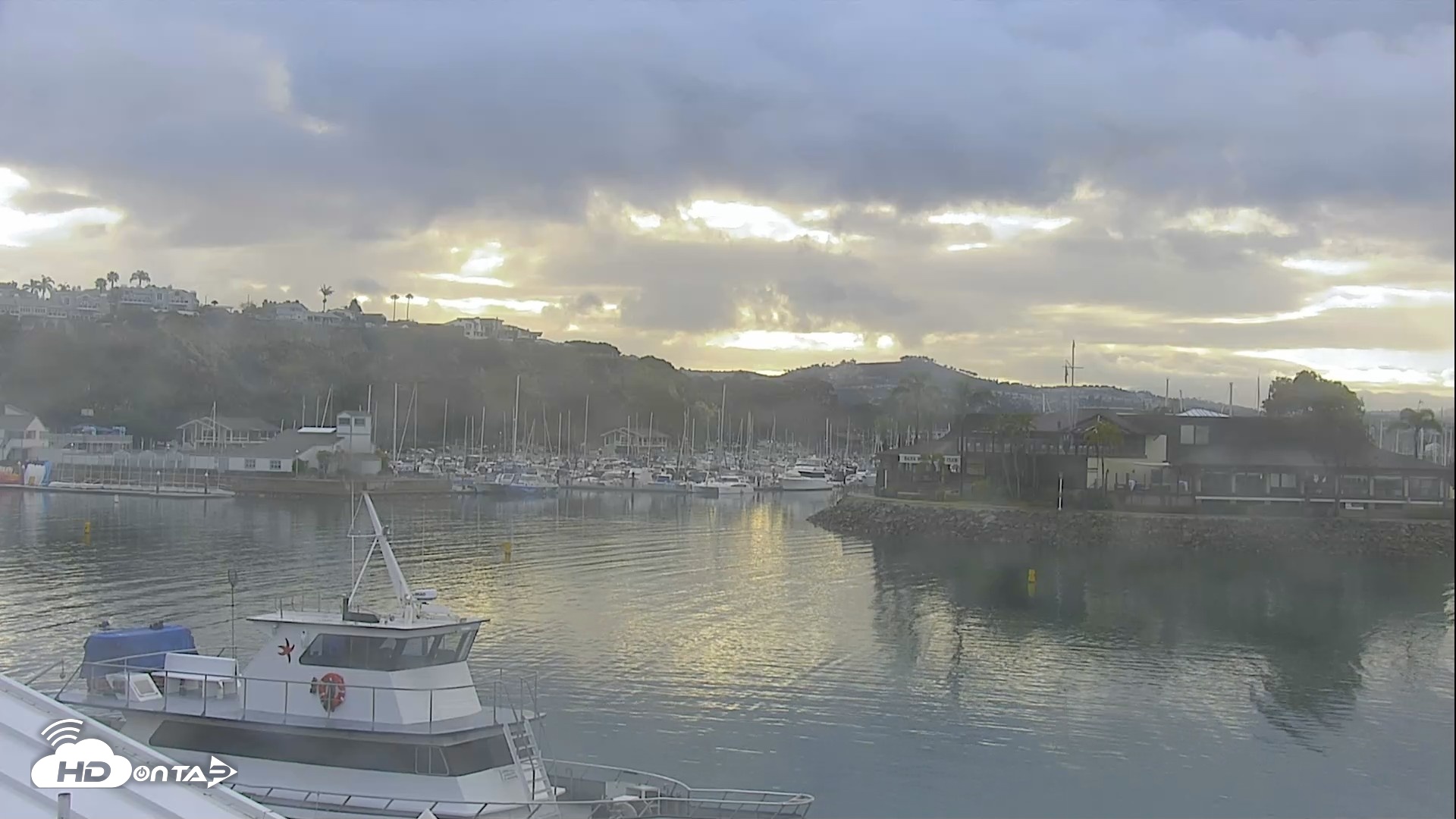 Snapshot of Dana Point Harbor Laguna Cliffs Resort Live Webcam taken May 29, 2026, 6:47am PDT