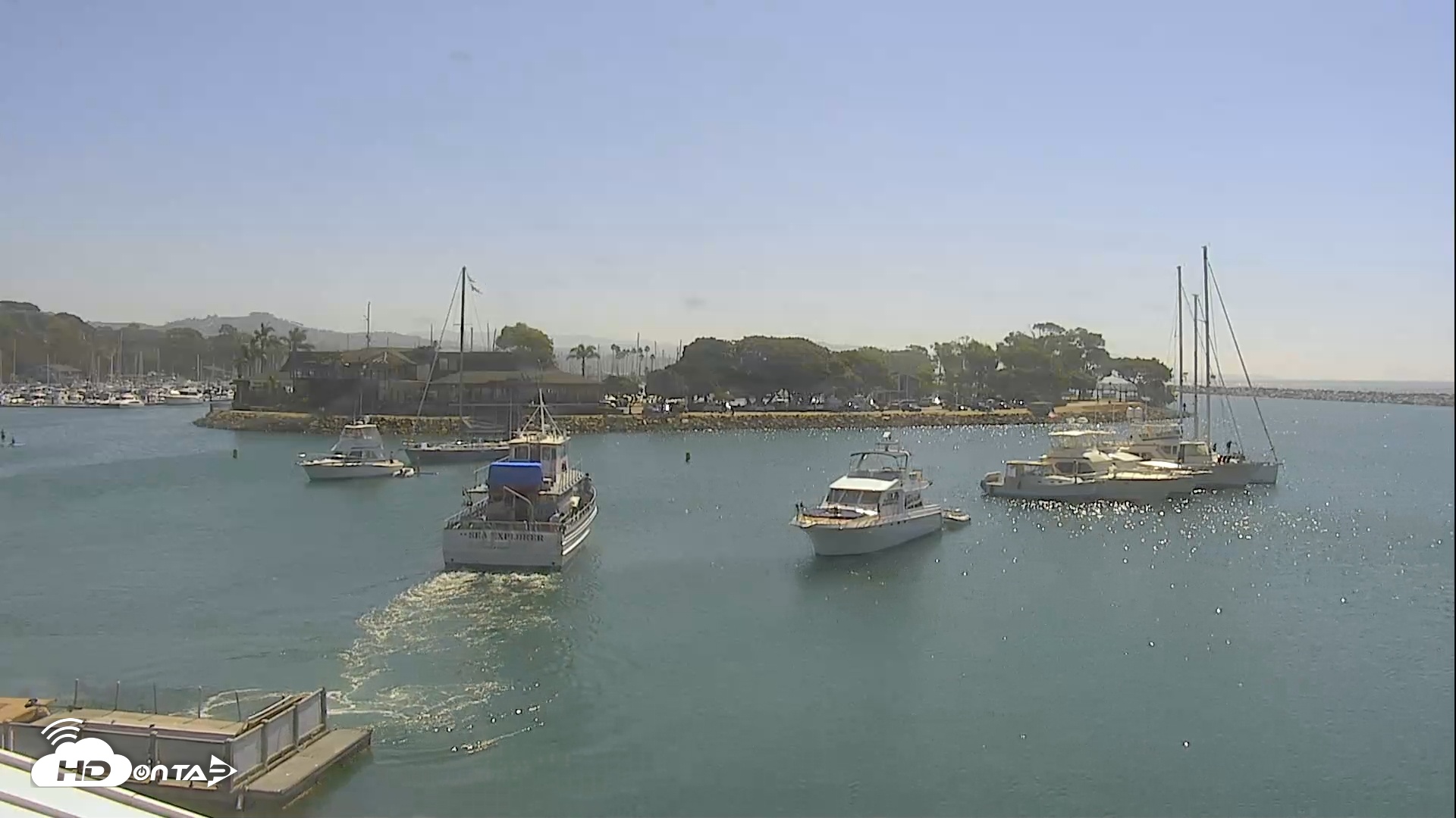 Snapshot of Dana Point Harbor Laguna Cliffs Resort Live Webcam taken Aug 29, 2025, 10:44am PDT