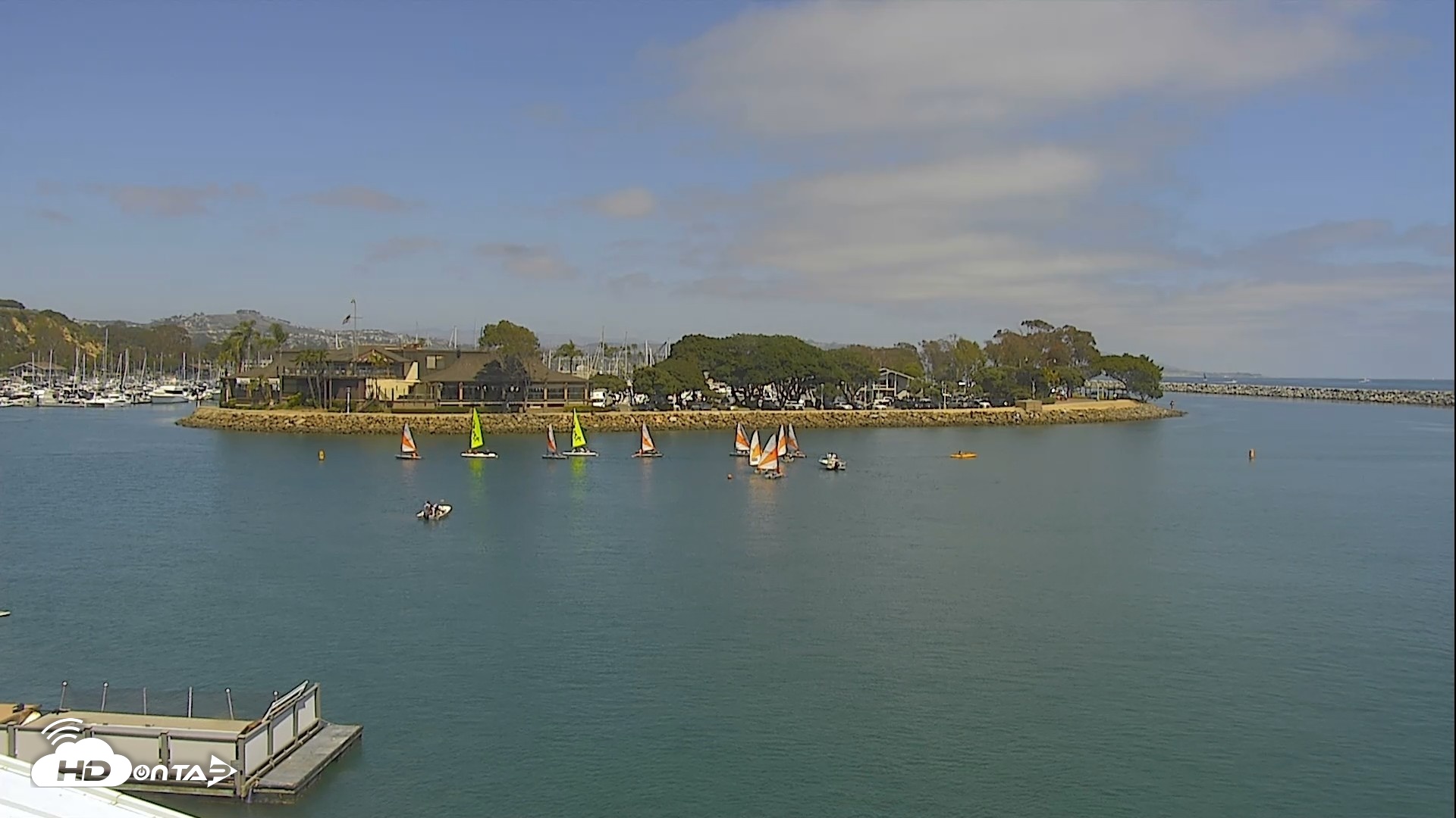 Snapshot of Dana Point Harbor Laguna Cliffs Resort Live Webcam taken Jun 17, 2026, 2:40pm PDT
