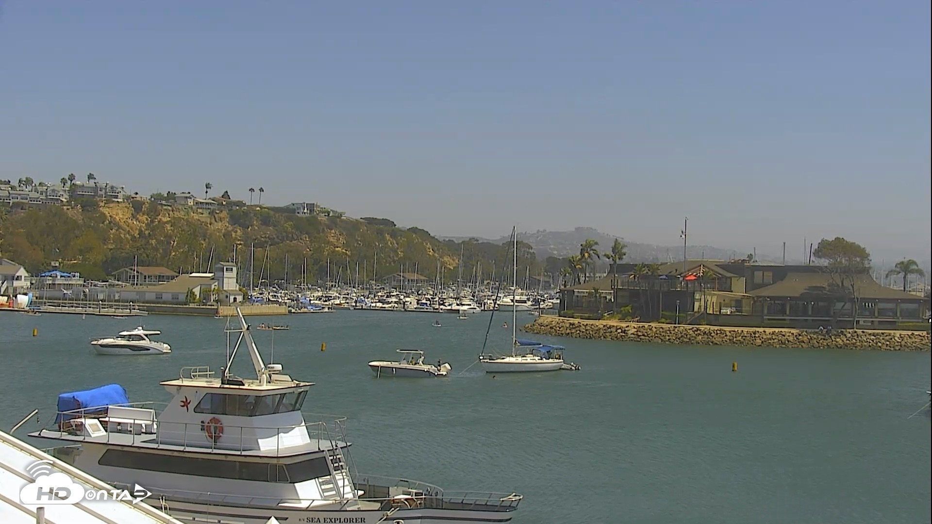 Snapshot of Dana Point Harbor Laguna Cliffs Resort Live Webcam taken Aug 8, 2026, 12:48pm PDT