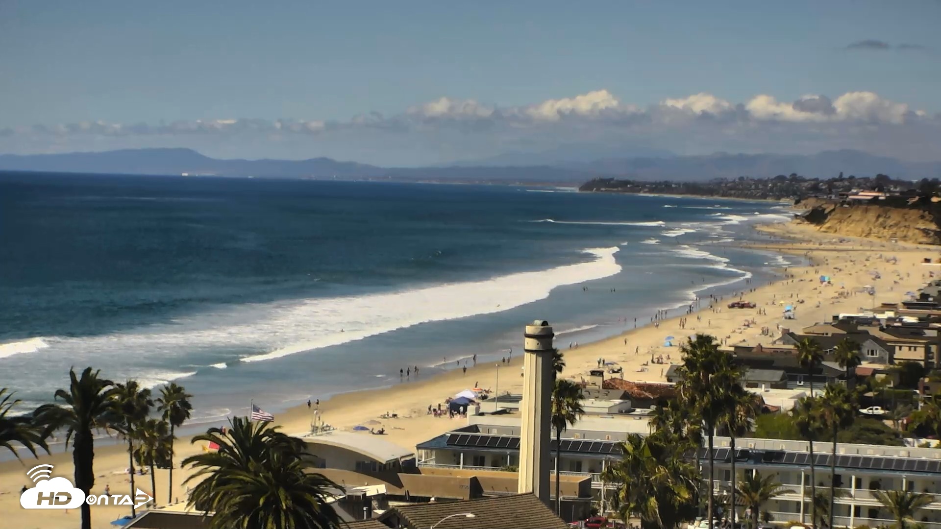 Snapshot of Dana Point Harbor Laguna Cliffs Resort Live Webcam taken Apr 11, 2026, 2:40pm PDT
