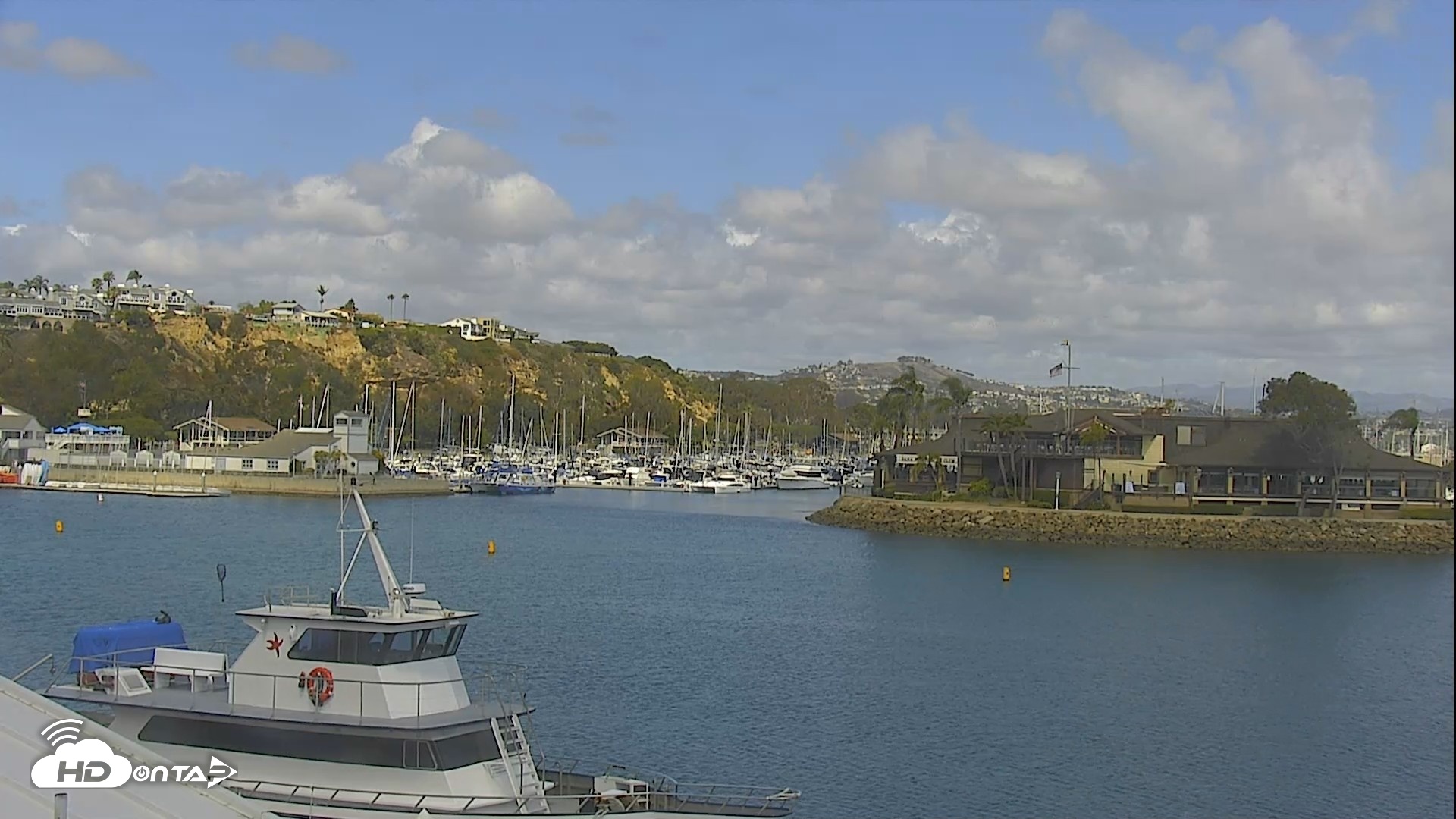 Snapshot of Dana Point Harbor Laguna Cliffs Resort Live Webcam taken May 27, 2026, 3:05pm PDT