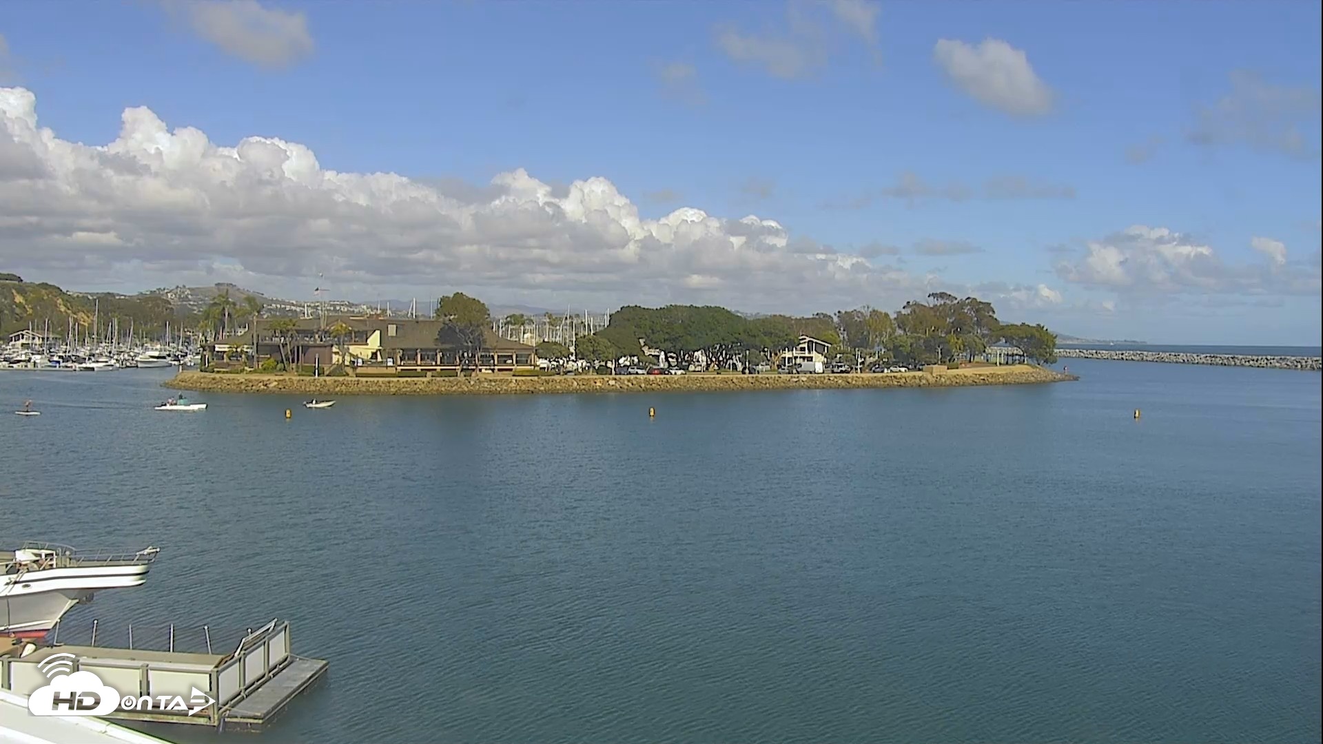 Snapshot of Dana Point Harbor Laguna Cliffs Resort Live Webcam taken May 27, 2026, 4:27pm PDT