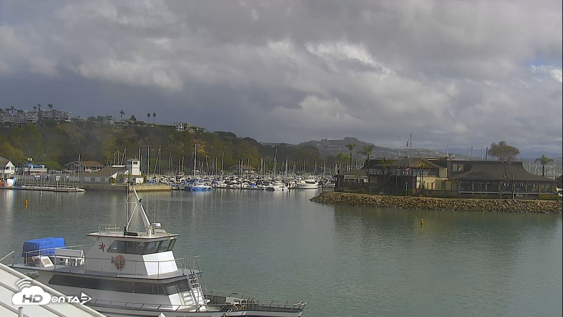 Snapshot of Dana Point Harbor Laguna Cliffs Resort Live Webcam taken Oct 22, 2026, 12:12pm PDT