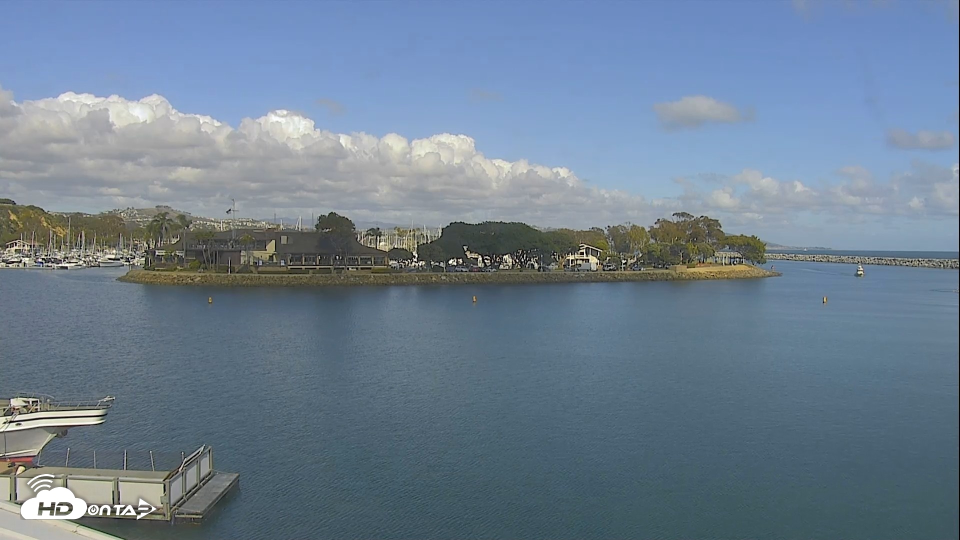 Snapshot of Dana Point Harbor Laguna Cliffs Resort Live Webcam taken May 27, 2026, 4:34pm PDT