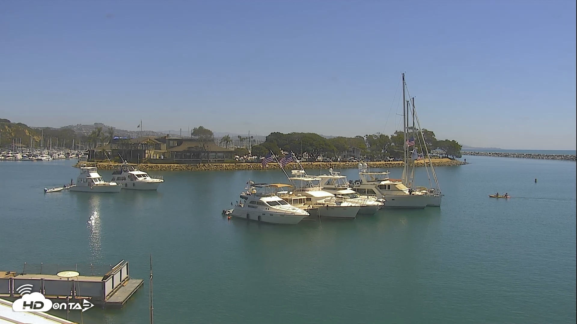 Snapshot of Dana Point Harbor Laguna Cliffs Resort Live Webcam taken Sep 4, 2026, 12:38pm PDT