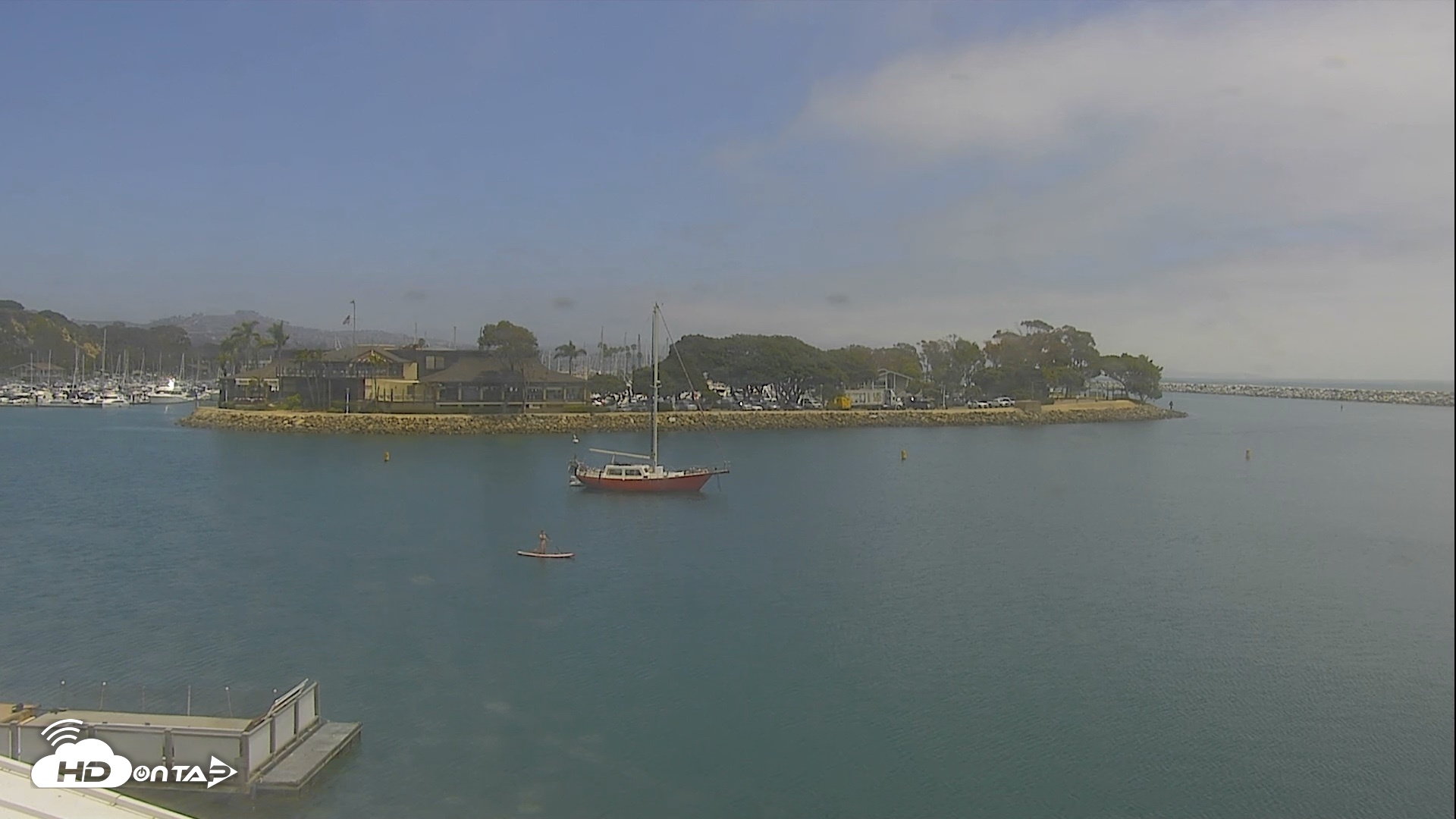 Snapshot of Dana Point Harbor Laguna Cliffs Resort Live Webcam taken Jul 8, 2026, 12:56pm PDT
