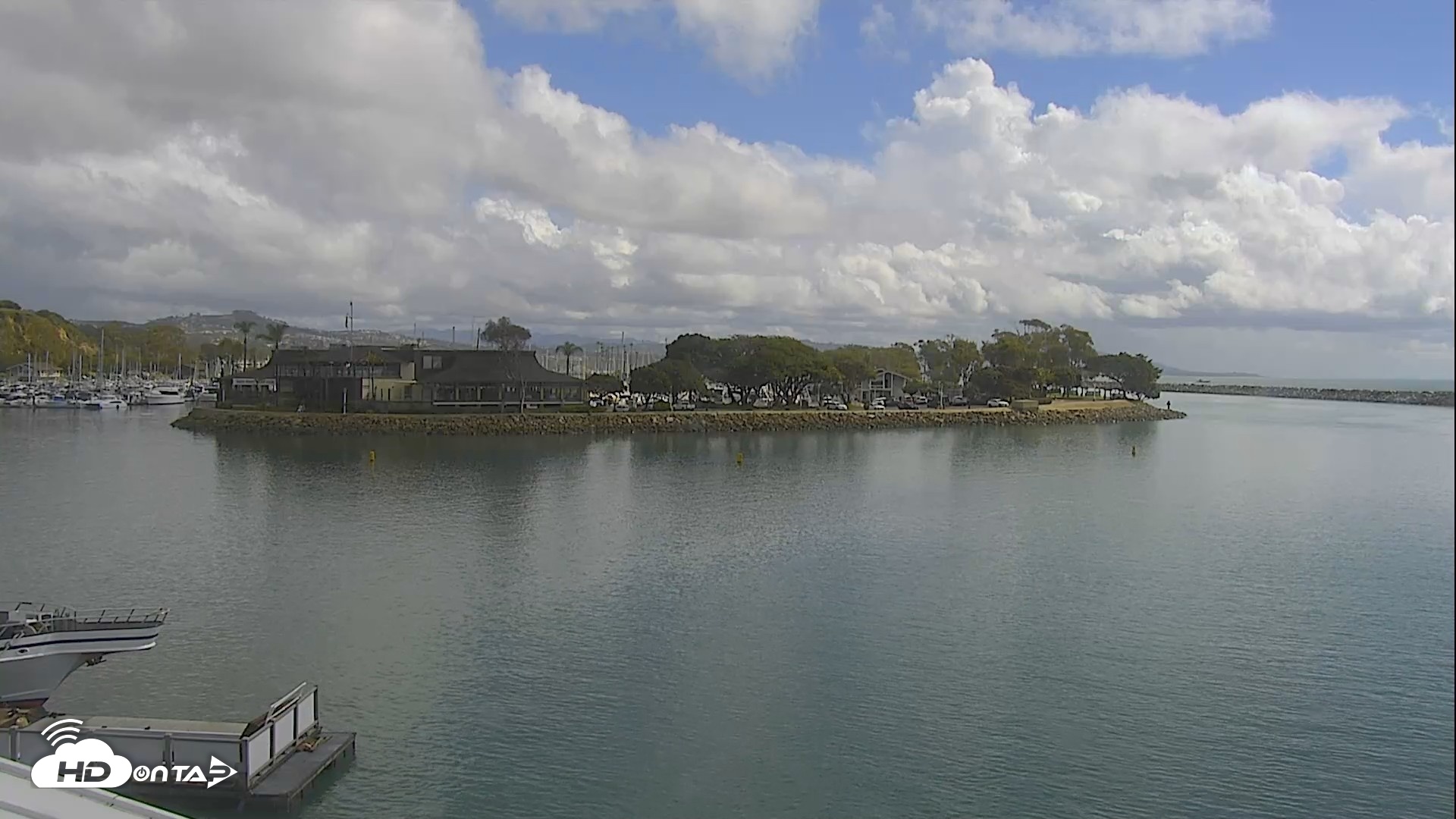 Snapshot of Dana Point Harbor Laguna Cliffs Resort Live Webcam taken Oct 22, 2026, 12:15pm PDT