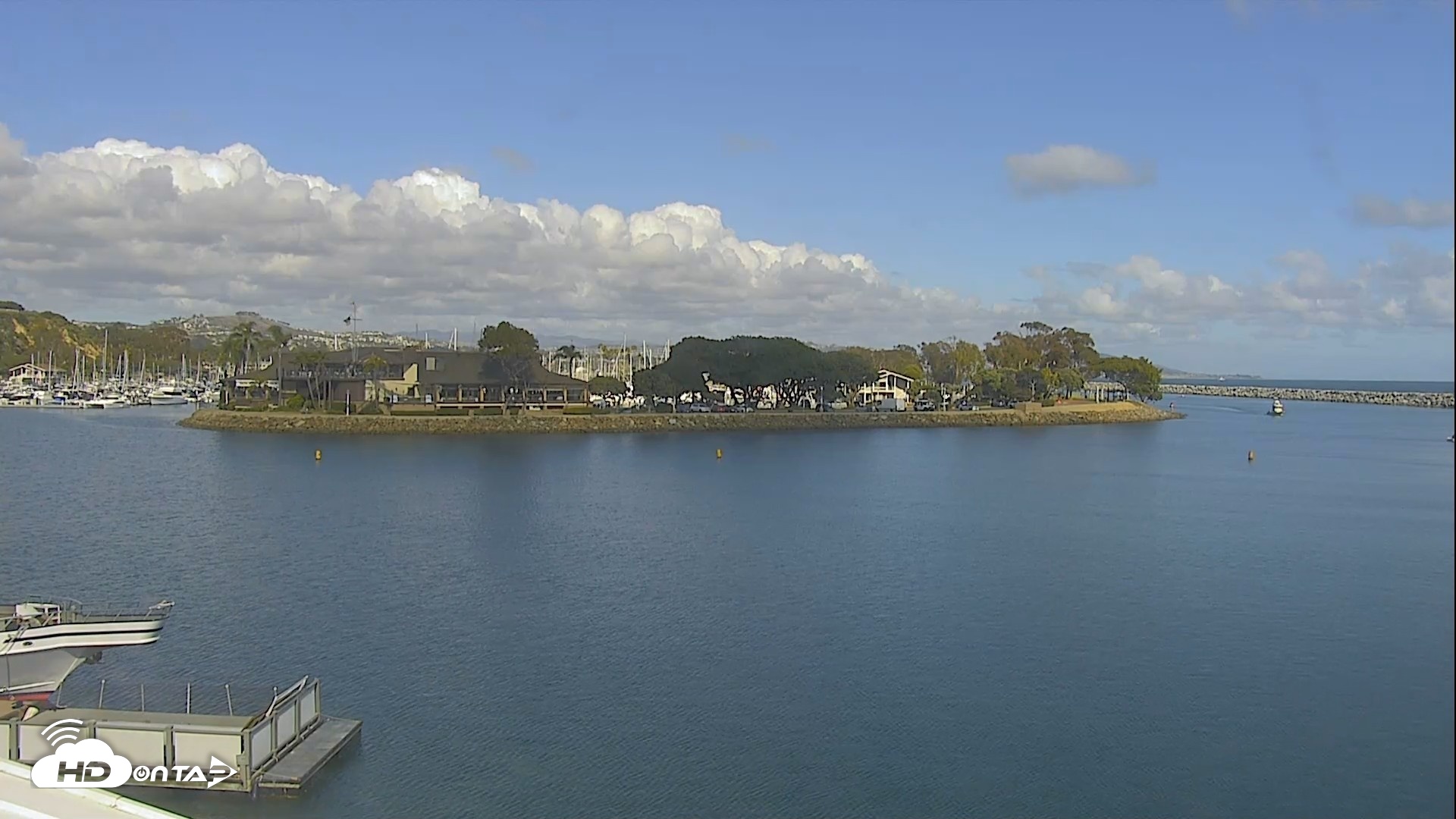 Snapshot of Dana Point Harbor Laguna Cliffs Resort Live Webcam taken May 27, 2026, 4:33pm PDT