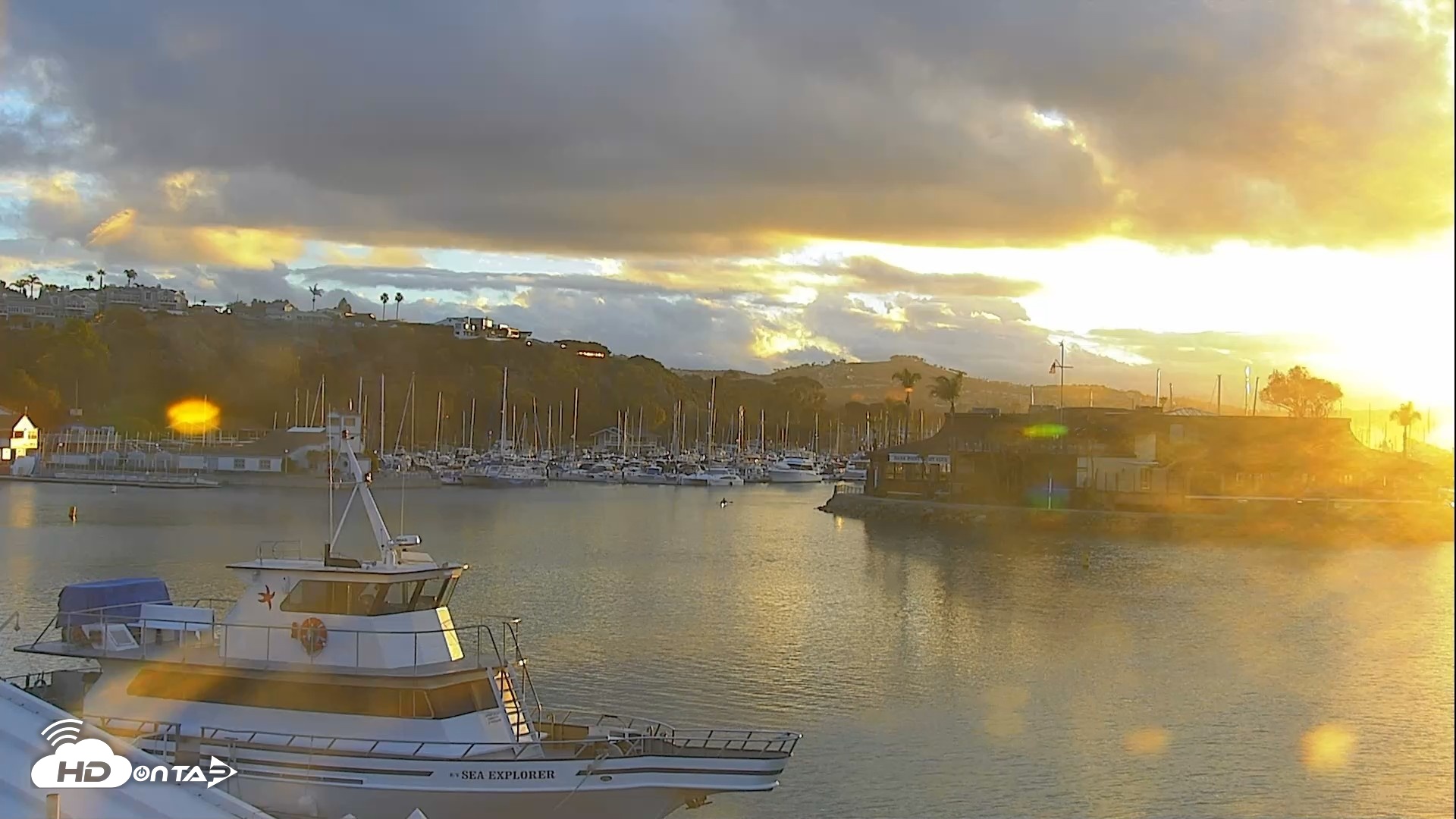 Snapshot of Dana Point Harbor Laguna Cliffs Resort Live Webcam taken Oct 22, 2026, 7:15am PDT