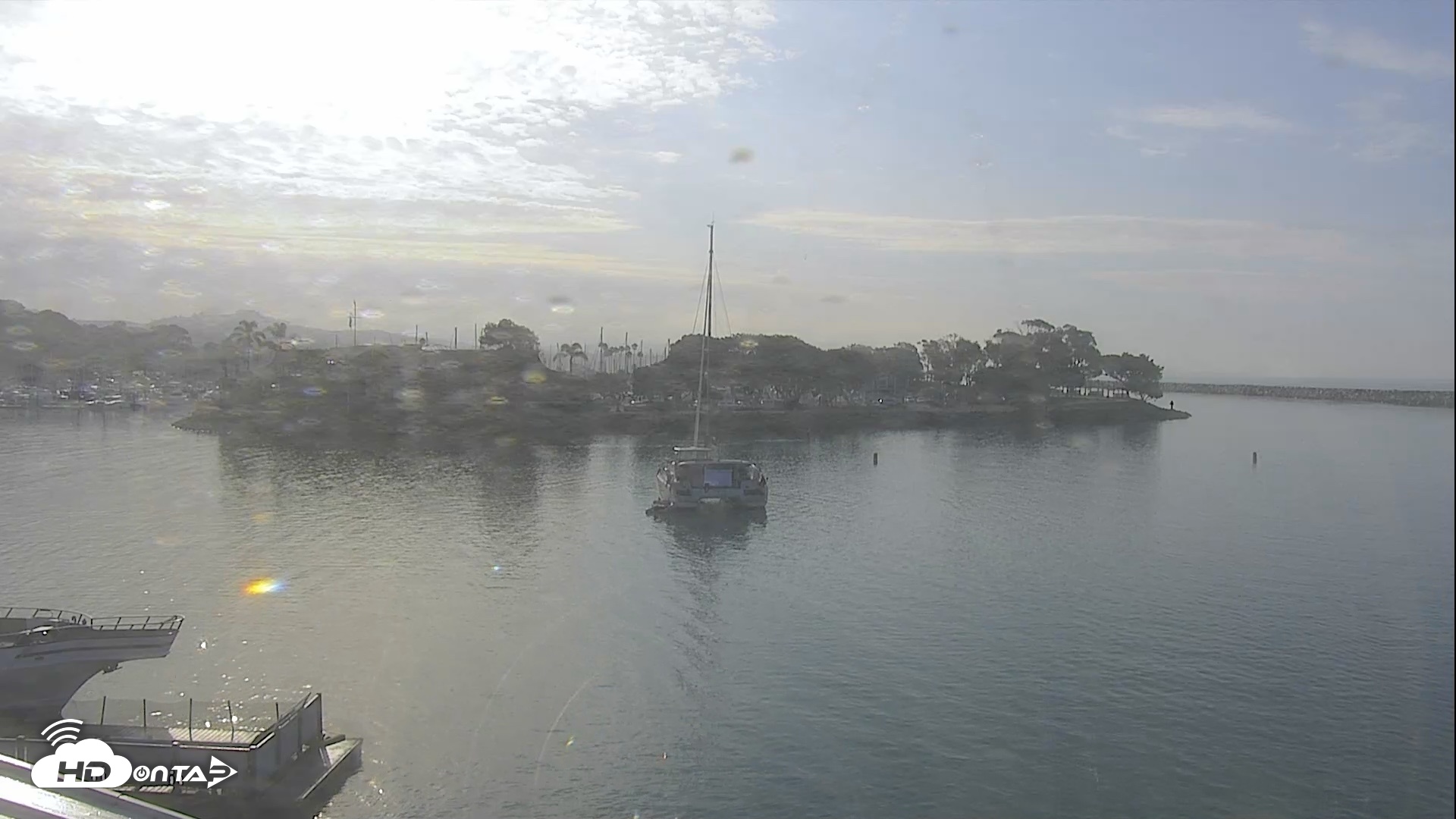 Snapshot of Dana Point Harbor Laguna Cliffs Resort Live Webcam taken Jul 21, 2026, 8:07am PDT