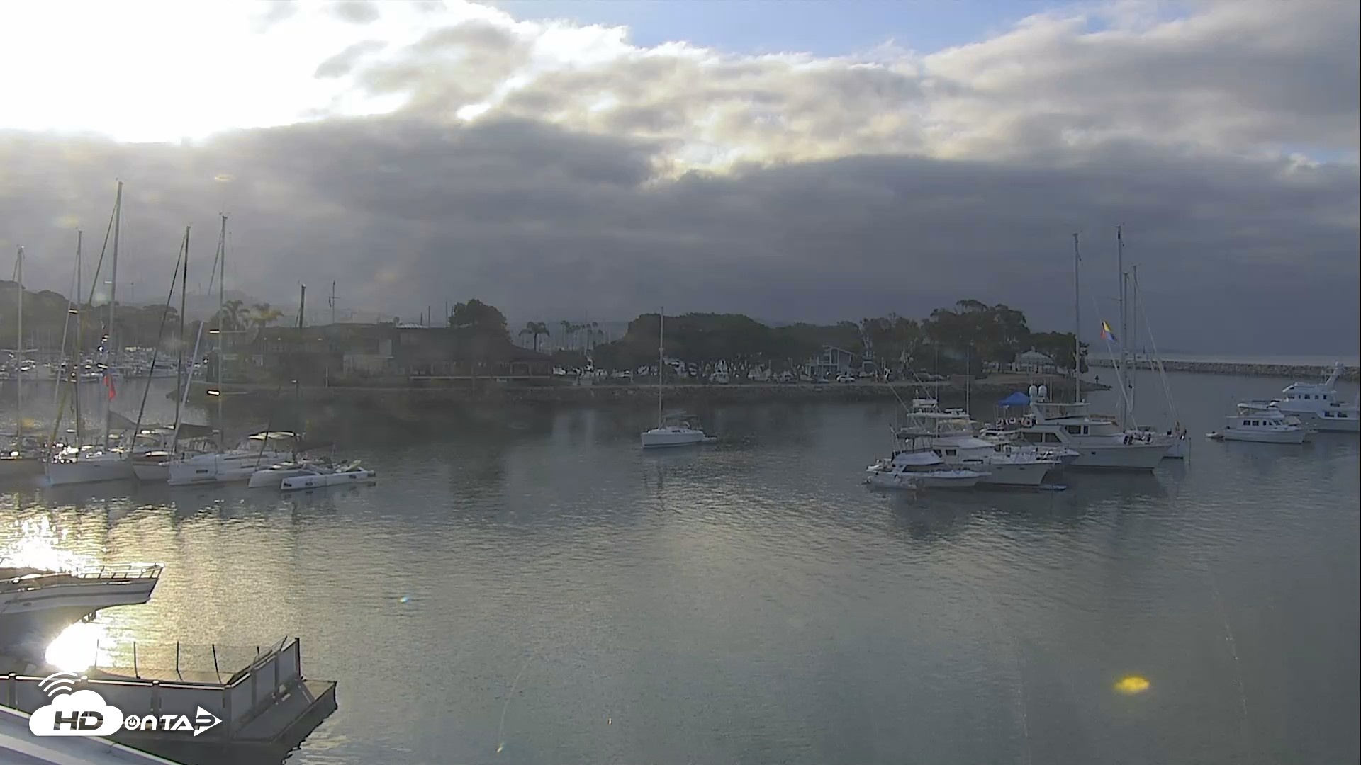 Snapshot of Dana Point Harbor Laguna Cliffs Resort Live Webcam taken May 25, 2026, 7:16am PDT