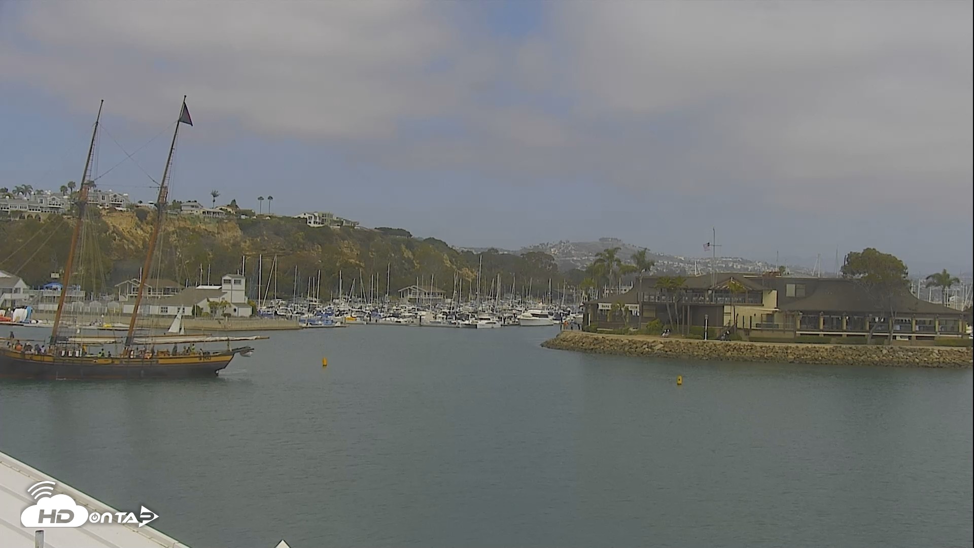 Snapshot of Dana Point Harbor Laguna Cliffs Resort Live Webcam taken Jun 24, 2026, 2:46pm PDT