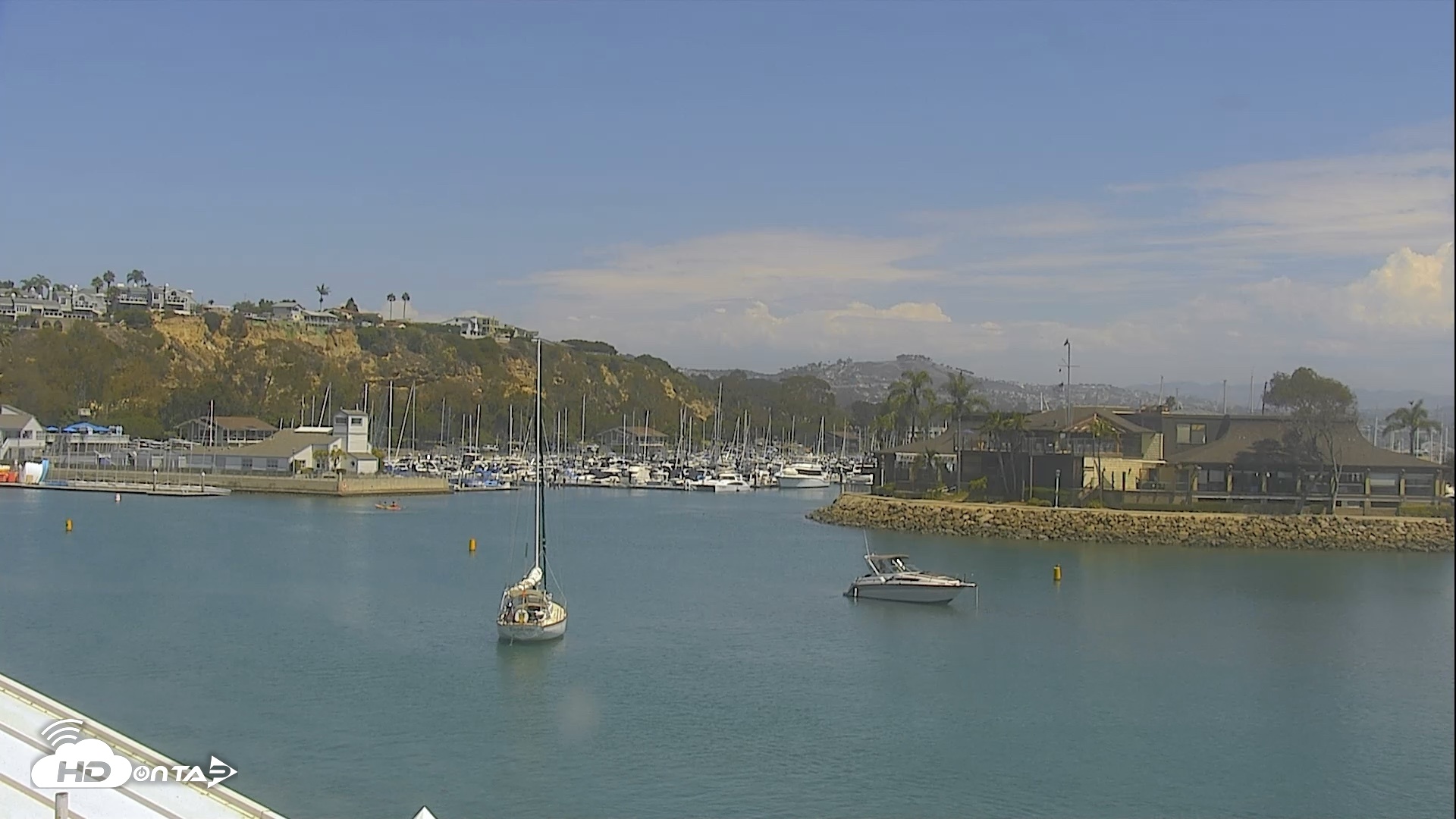 Snapshot of Dana Point Harbor Laguna Cliffs Resort Live Webcam taken Aug 26, 2026, 1:43pm PDT