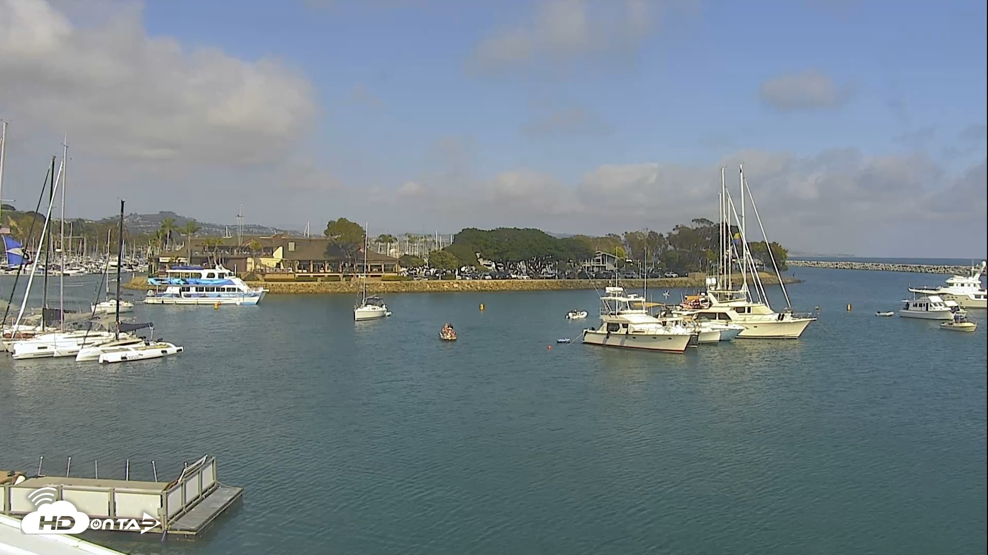 Snapshot of Dana Point Harbor Laguna Cliffs Resort Live Webcam taken May 23, 2026, 4:35pm PDT