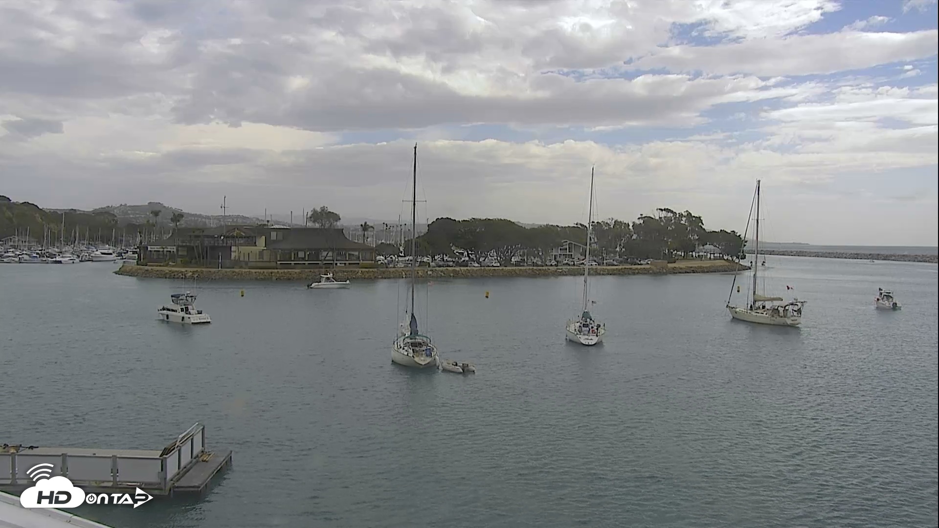 Snapshot of Dana Point Harbor Laguna Cliffs Resort Live Webcam taken Oct 17, 2026, 11:47am PDT