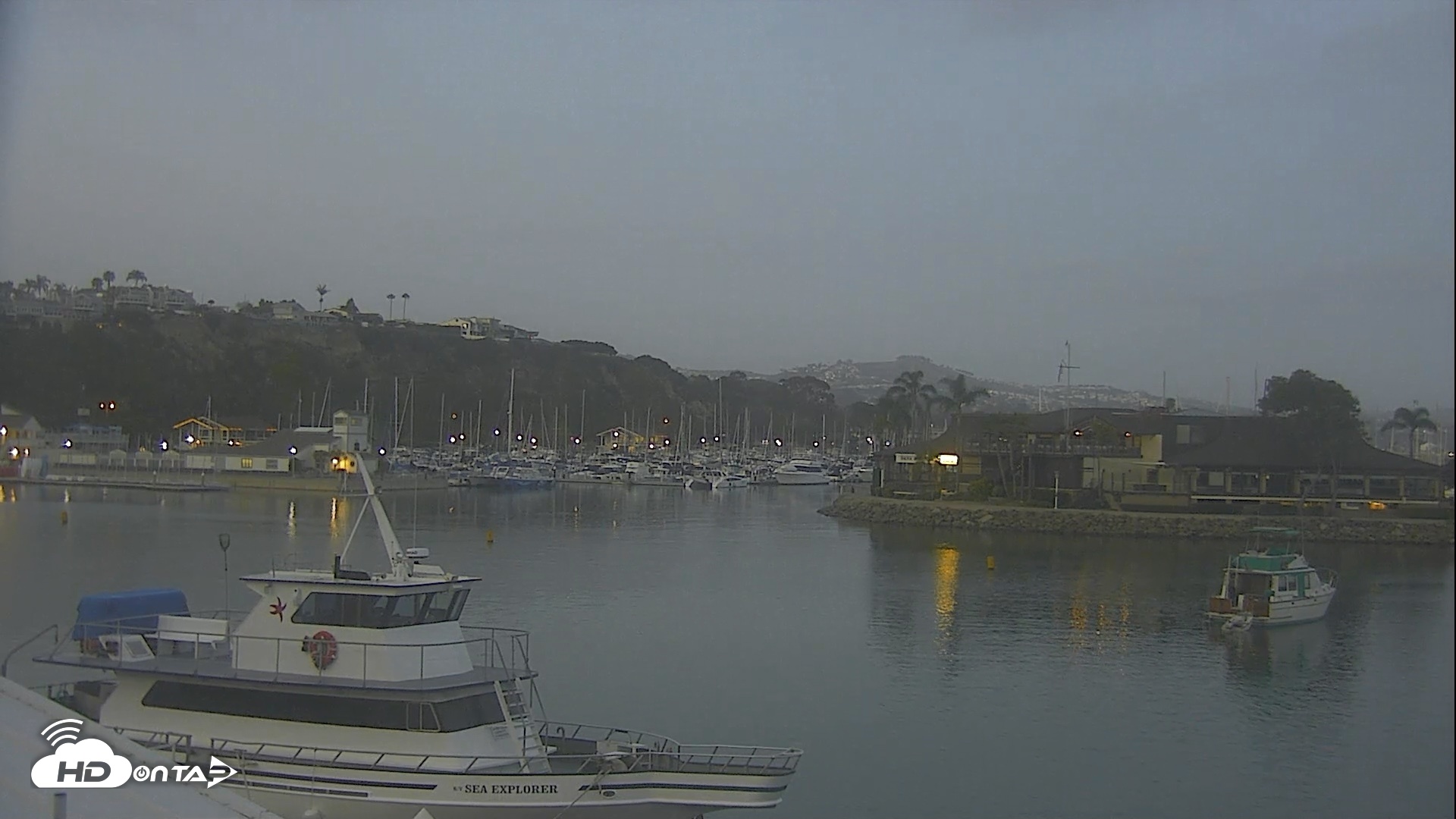 Snapshot of Dana Point Harbor Laguna Cliffs Resort Live Webcam taken Jun 1, 2026, 8:10pm PDT