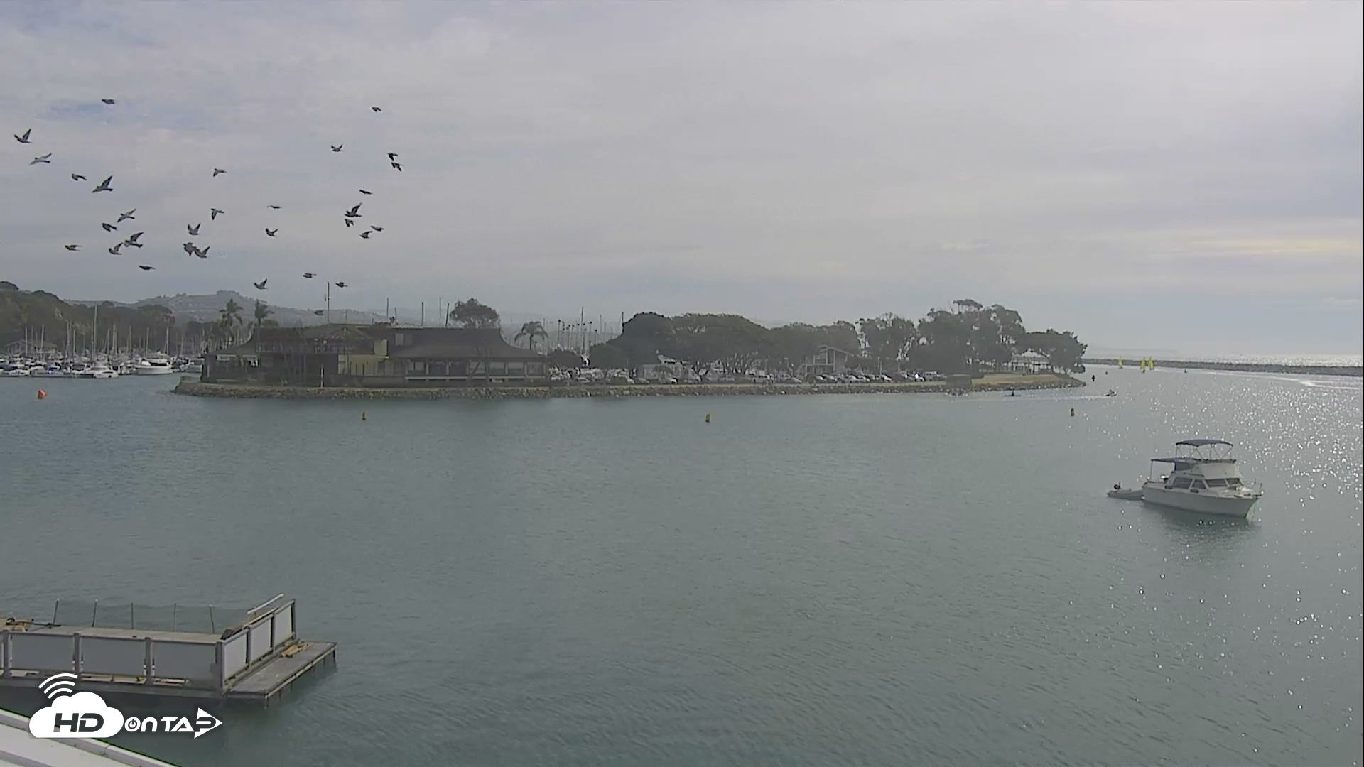 Snapshot of Dana Point Harbor Laguna Cliffs Resort Live Webcam taken Oct 10, 2026, 10:43am PDT