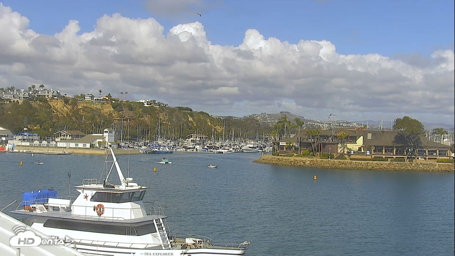 Snapshot of Dana Point Harbor Laguna Cliffs Resort Live Webcam taken May 27, 2026, 4:27pm PDT