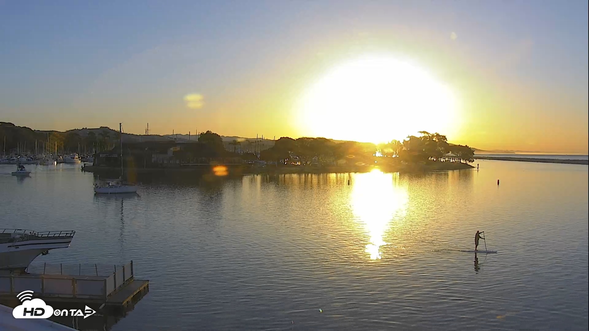 Snapshot of Dana Point Harbor Laguna Cliffs Resort Live Webcam taken Jan 31, 2026, 7:08am PST