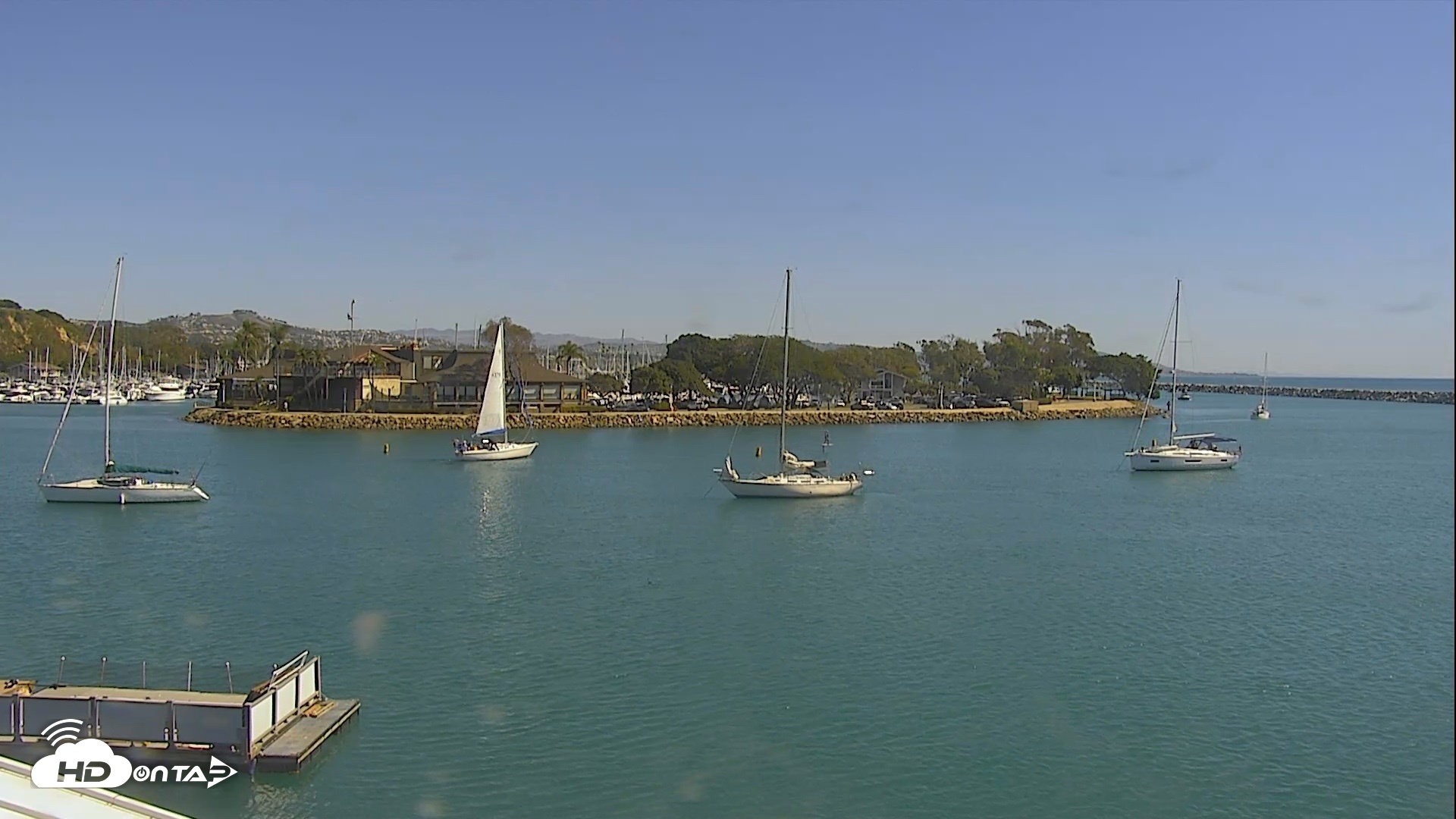Snapshot of Dana Point Harbor Laguna Cliffs Resort Live Webcam taken Oct 15, 2026, 1:05pm PDT