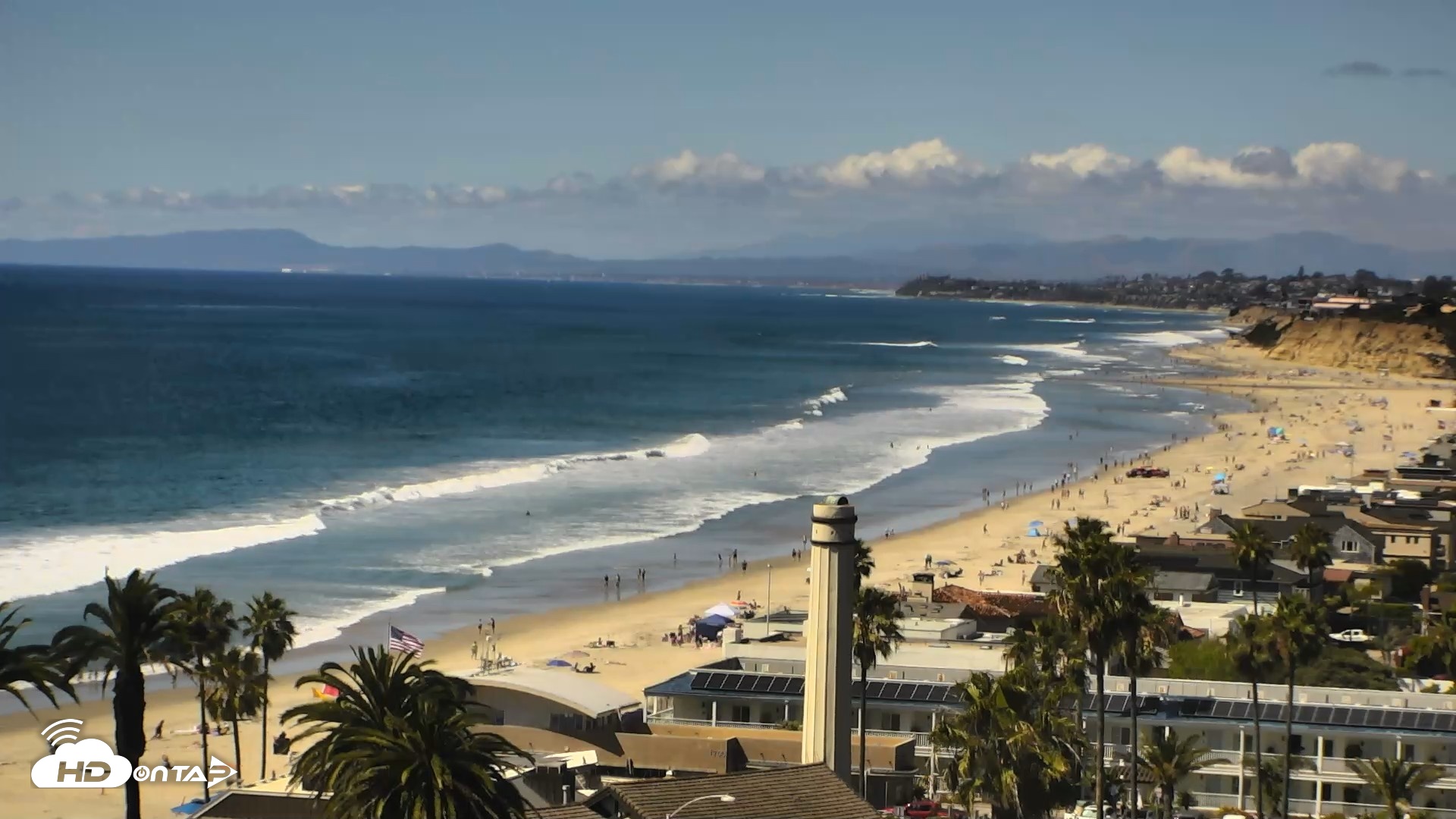 Snapshot of Dana Point Harbor Laguna Cliffs Resort Live Webcam taken Apr 11, 2026, 2:40pm PDT