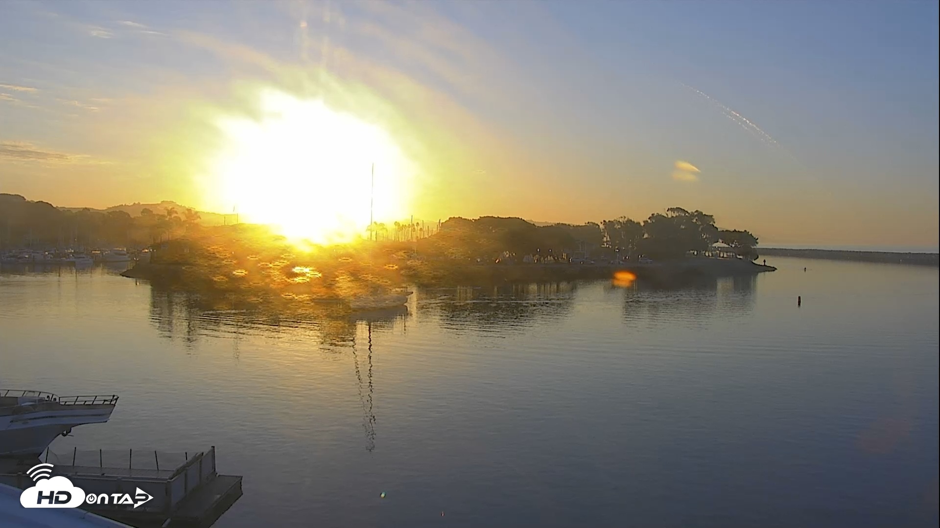 Snapshot of Dana Point Harbor Laguna Cliffs Resort Live Webcam taken Sep 24, 2025, 6:58am PDT