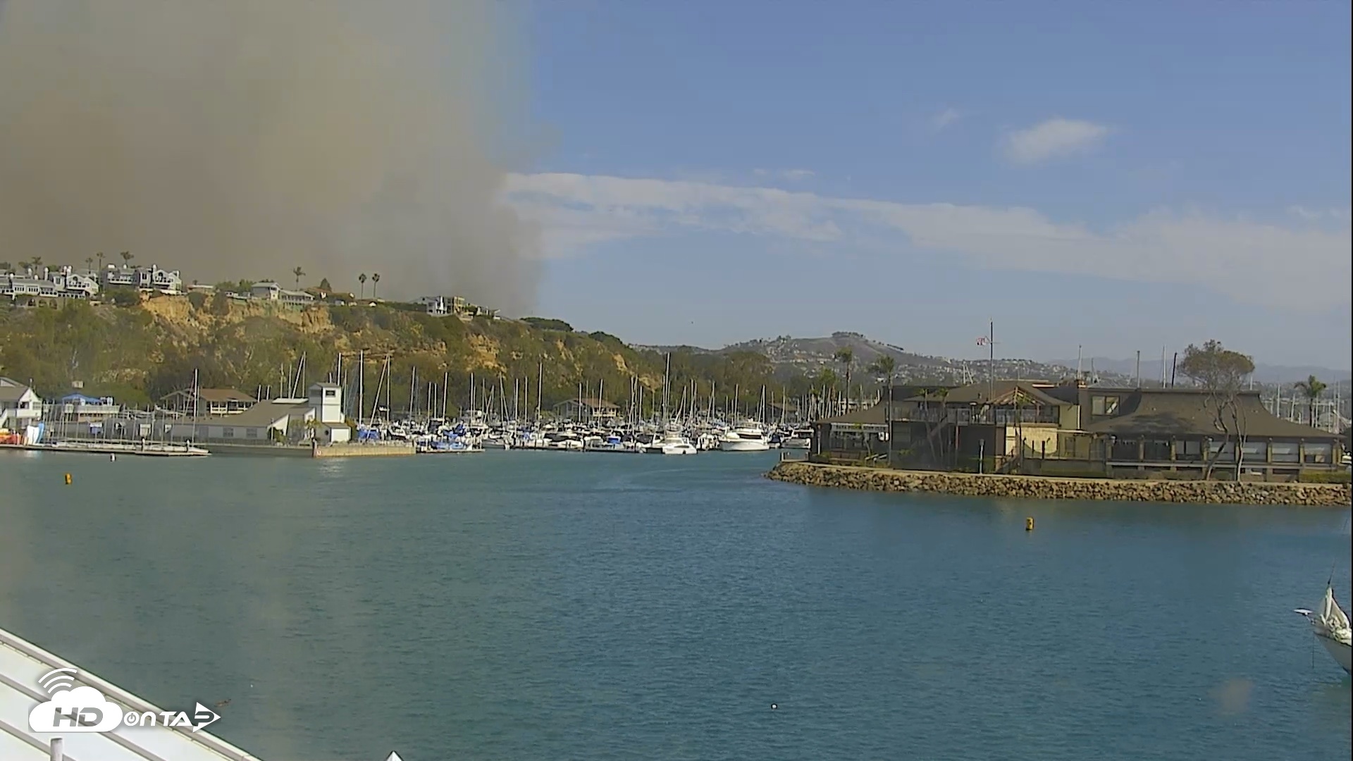 Snapshot of Dana Point Harbor Laguna Cliffs Resort Live Webcam taken Oct 16, 2026, 12:49pm PDT
