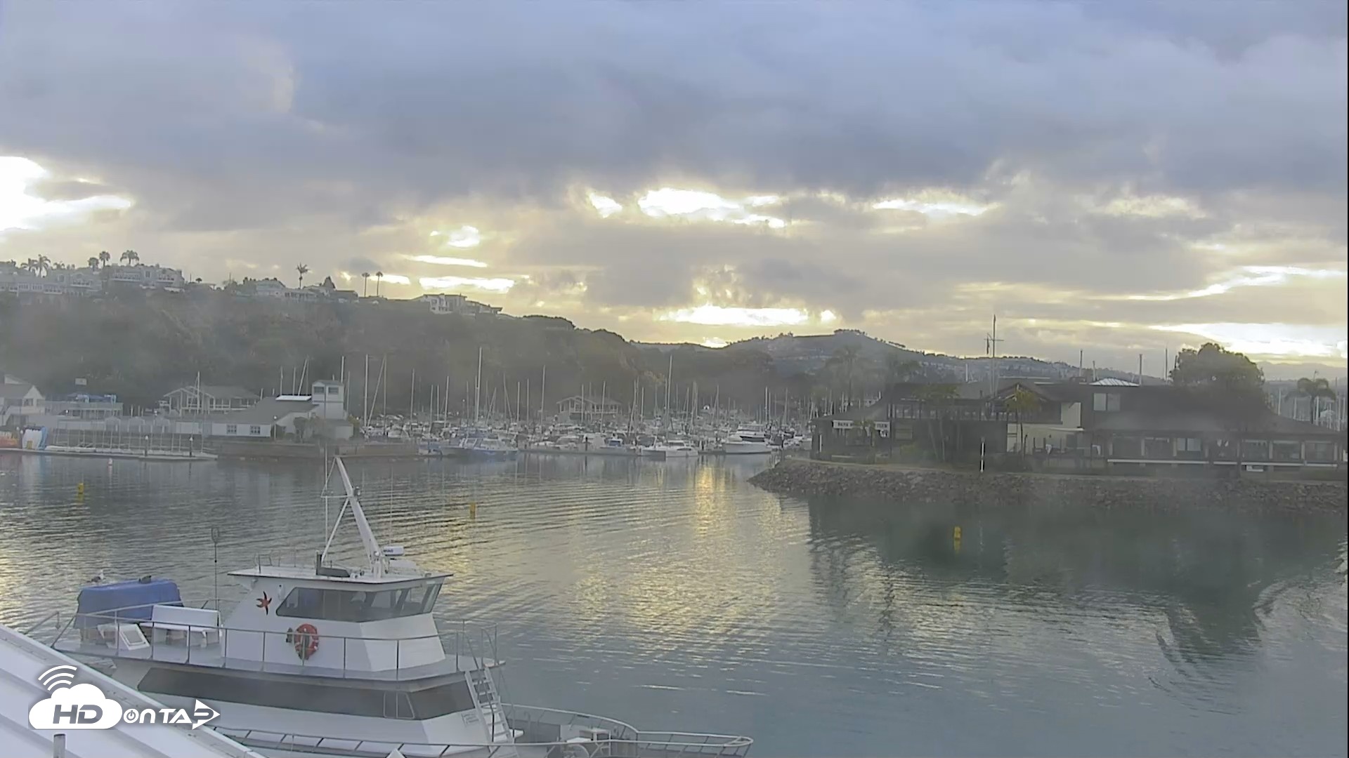 Snapshot of Dana Point Harbor Laguna Cliffs Resort Live Webcam taken May 29, 2026, 6:47am PDT