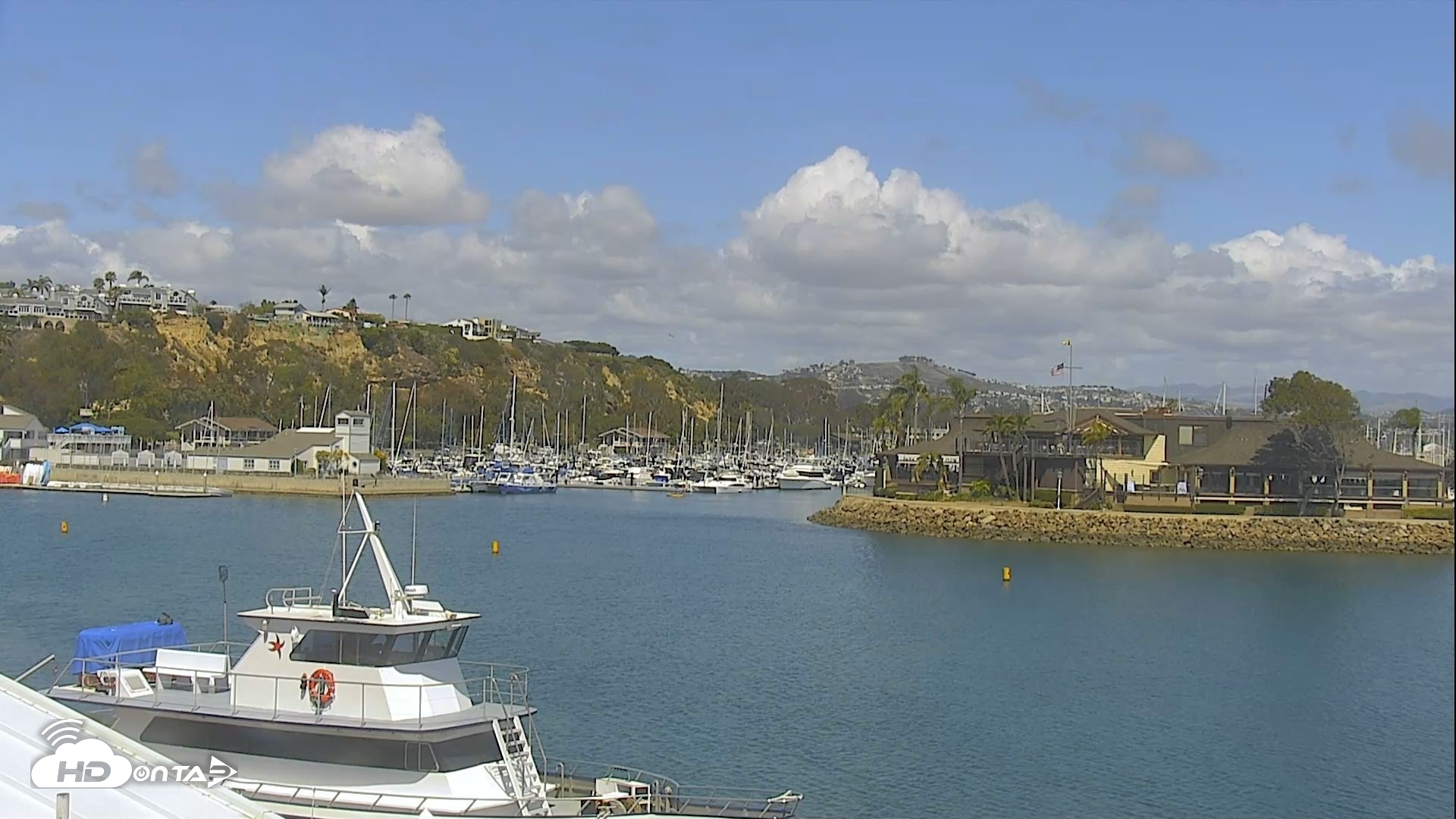 Snapshot of Dana Point Harbor Laguna Cliffs Resort Live Webcam taken May 27, 2026, 2:56pm PDT