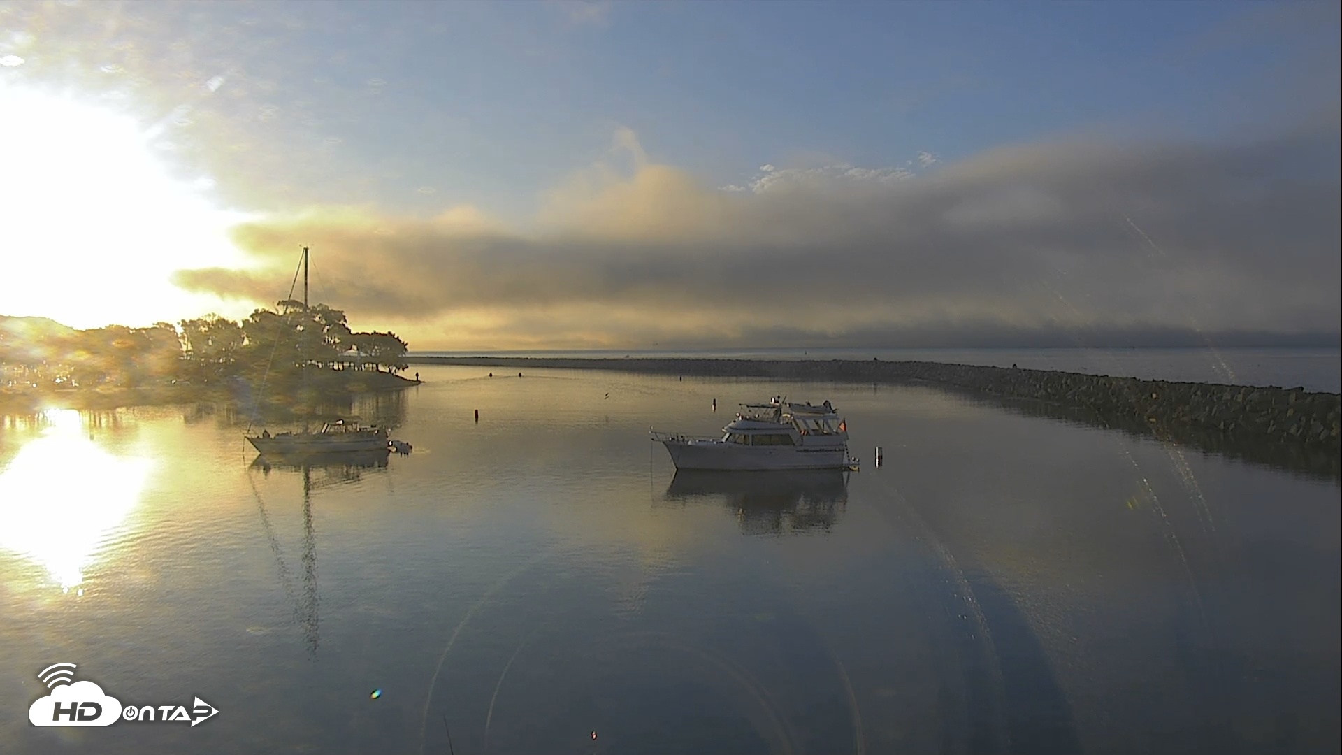 Snapshot of Dana Point Harbor Laguna Cliffs Resort Live Webcam taken Oct 21, 2025, 7:35am PDT