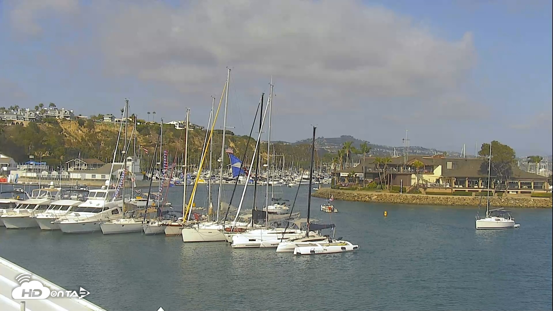 Snapshot of Dana Point Harbor Laguna Cliffs Resort Live Webcam taken May 23, 2026, 4:36pm PDT