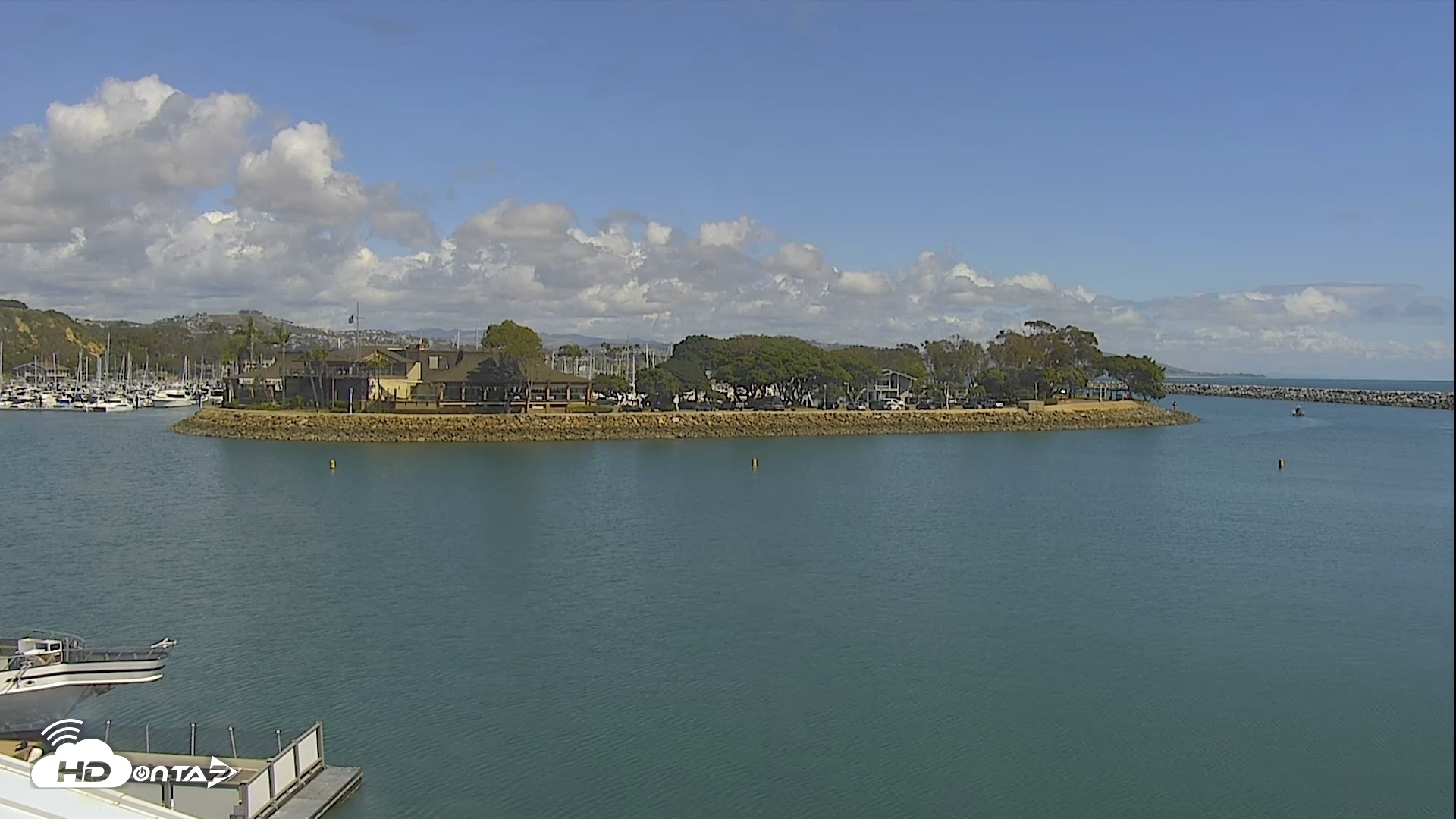 Snapshot of Dana Point Harbor Laguna Cliffs Resort Live Webcam taken Apr 13, 2026, 2:30pm PDT