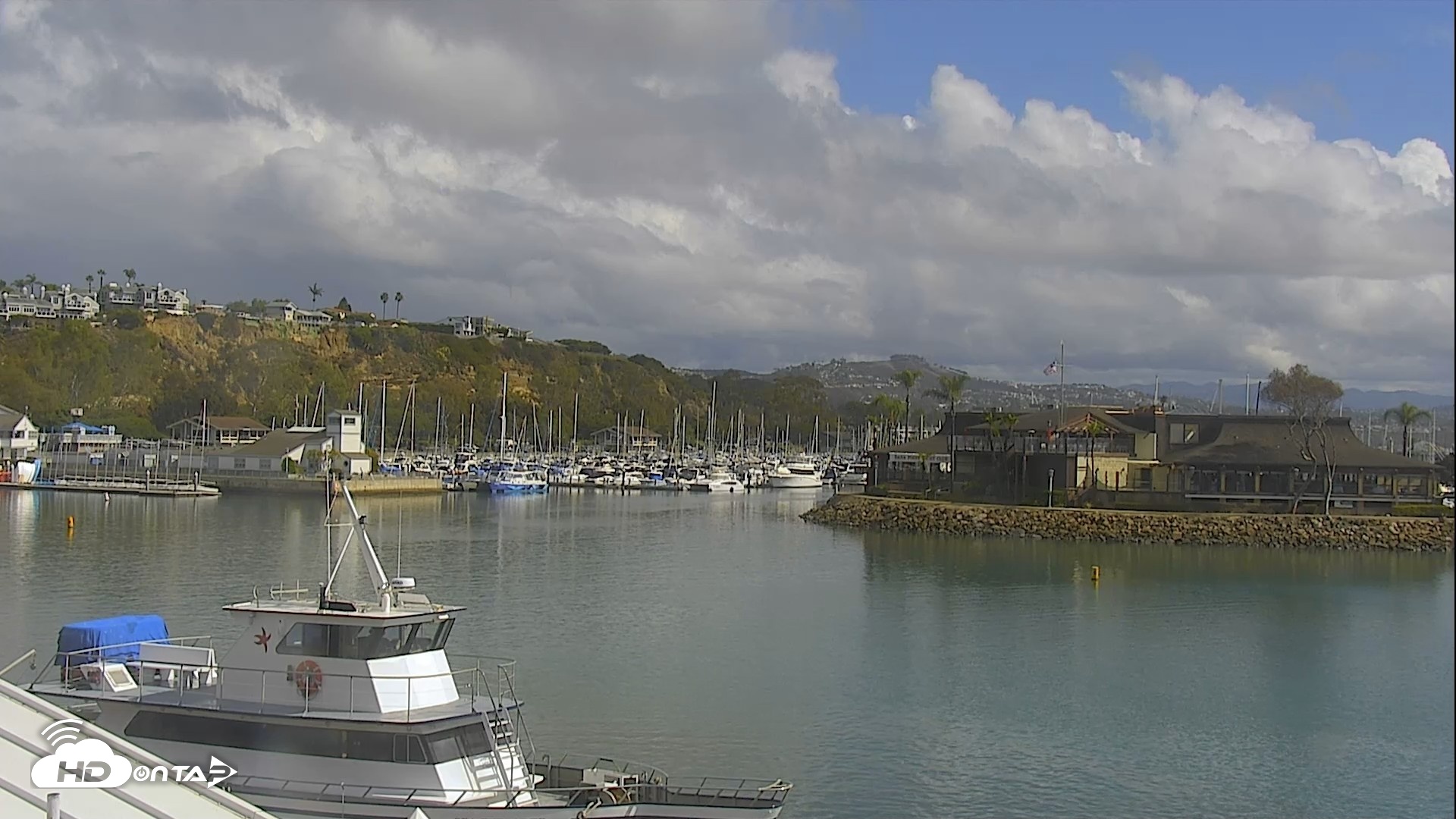 Snapshot of Dana Point Harbor Laguna Cliffs Resort Live Webcam taken Oct 22, 2026, 12:23pm PDT