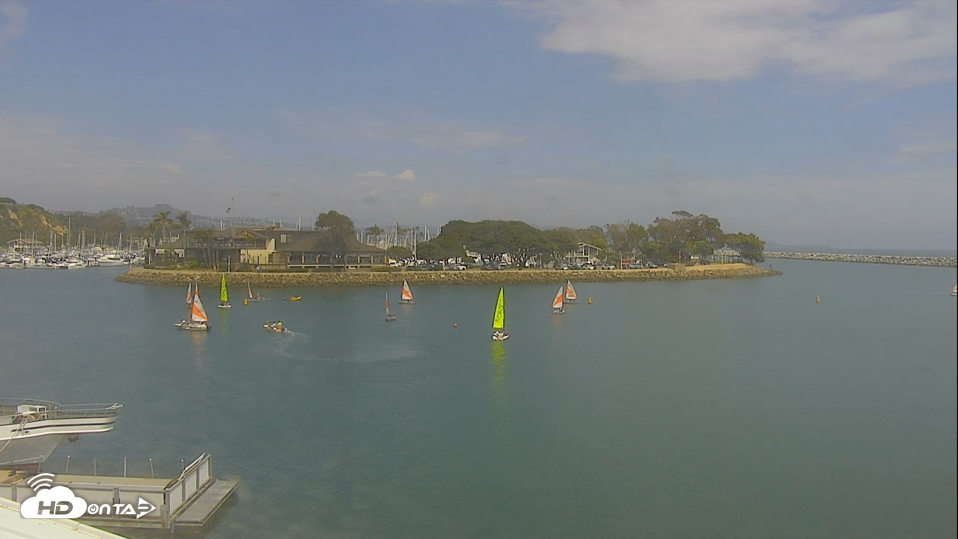 Snapshot of Dana Point Harbor Laguna Cliffs Resort Live Webcam taken Jul 13, 2026, 2:54pm PDT