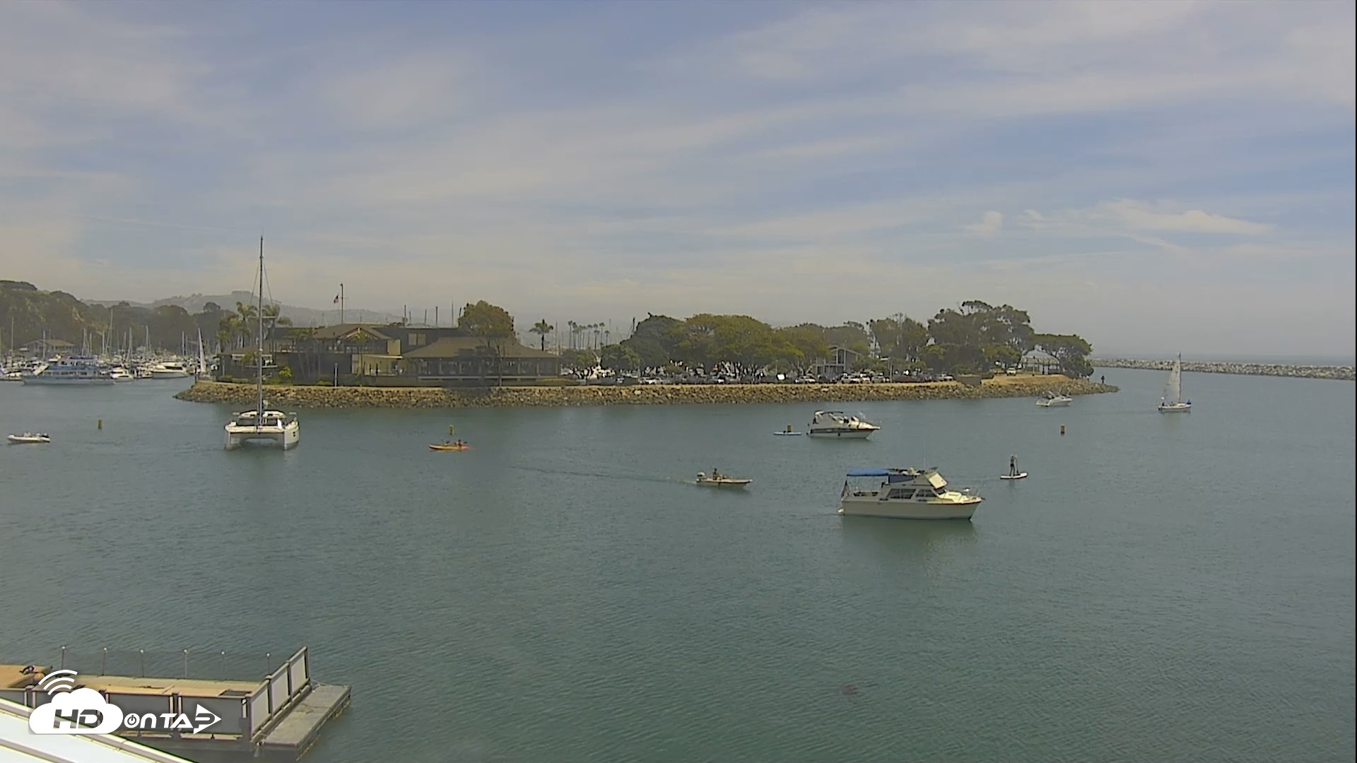 Snapshot of Dana Point Harbor Laguna Cliffs Resort Live Webcam taken May 11, 2025, 12:12pm PDT