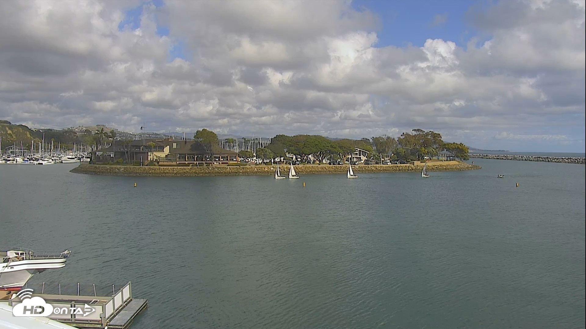 Snapshot of Dana Point Harbor Laguna Cliffs Resort Live Webcam taken Apr 13, 2026, 4:04pm PDT