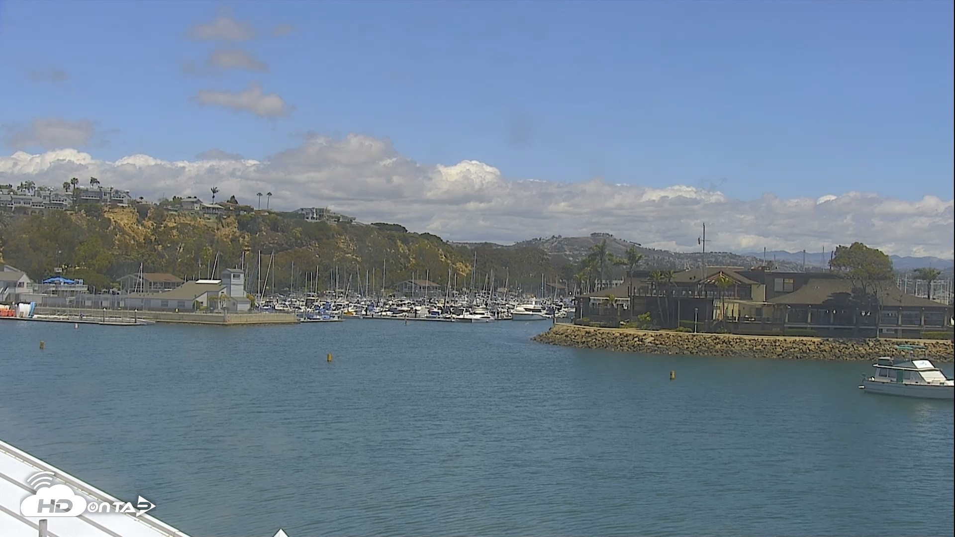Snapshot of Dana Point Harbor Laguna Cliffs Resort Live Webcam taken May 29, 2026, 1:07pm PDT
