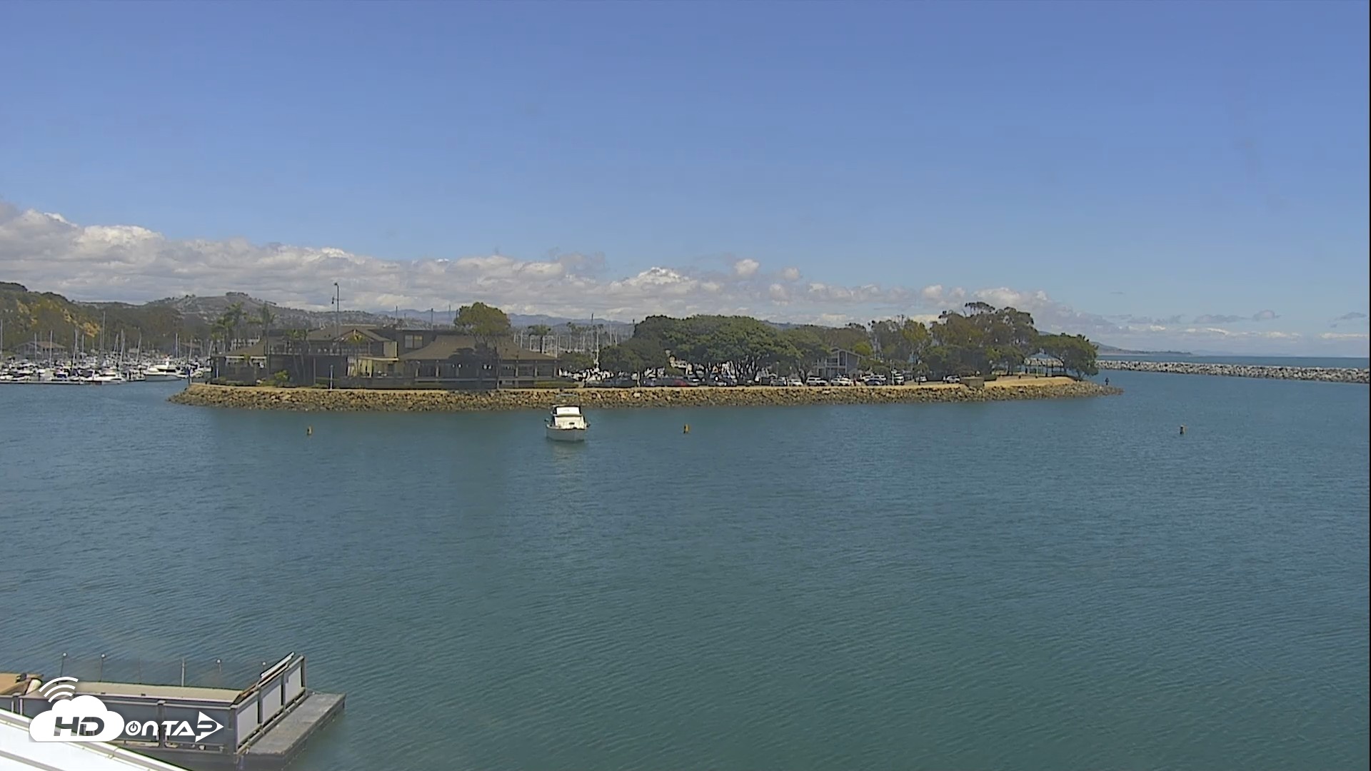 Snapshot of Dana Point Harbor Laguna Cliffs Resort Live Webcam taken May 29, 2026, 1:08pm PDT