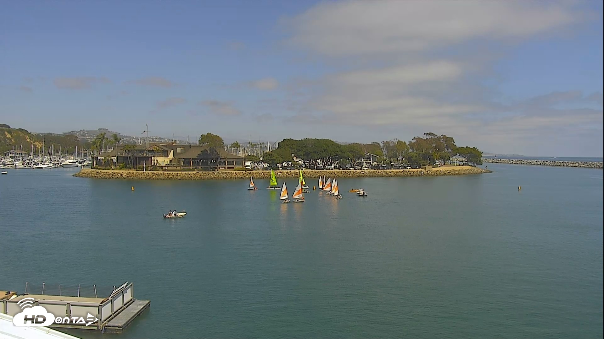Snapshot of Dana Point Harbor Laguna Cliffs Resort Live Webcam taken Jun 17, 2026, 2:40pm PDT