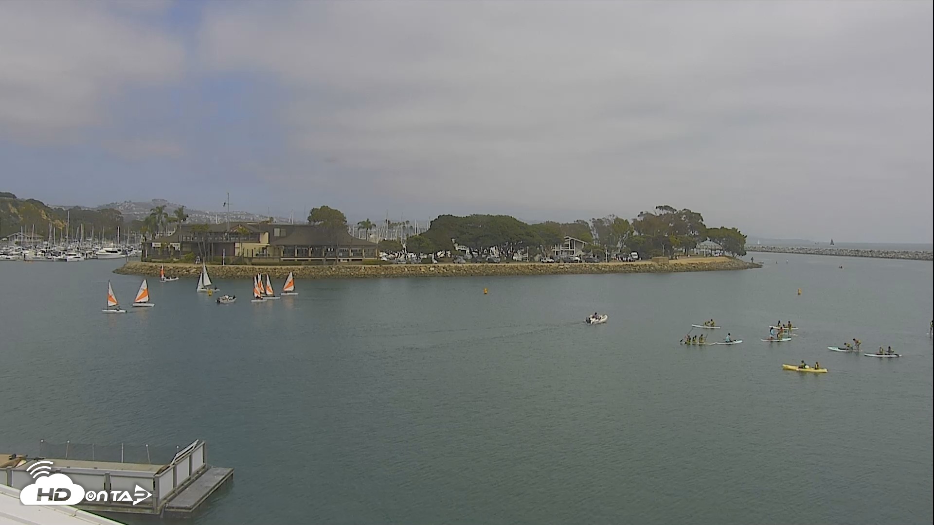 Snapshot of Dana Point Harbor Laguna Cliffs Resort Live Webcam taken Jun 24, 2026, 2:29pm PDT