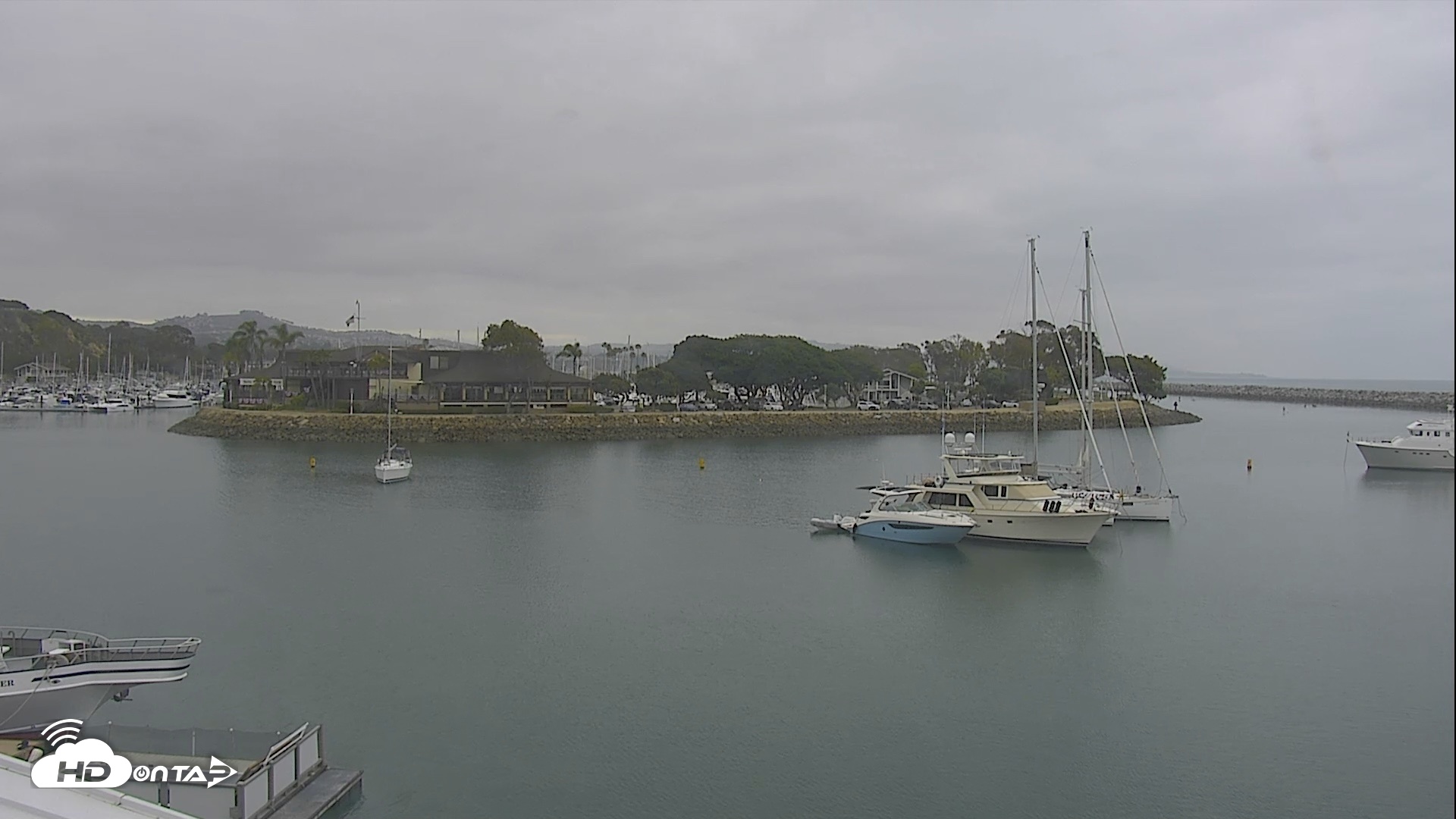 Snapshot of Dana Point Harbor Laguna Cliffs Resort Live Webcam taken May 22, 2026, 8:35am PDT