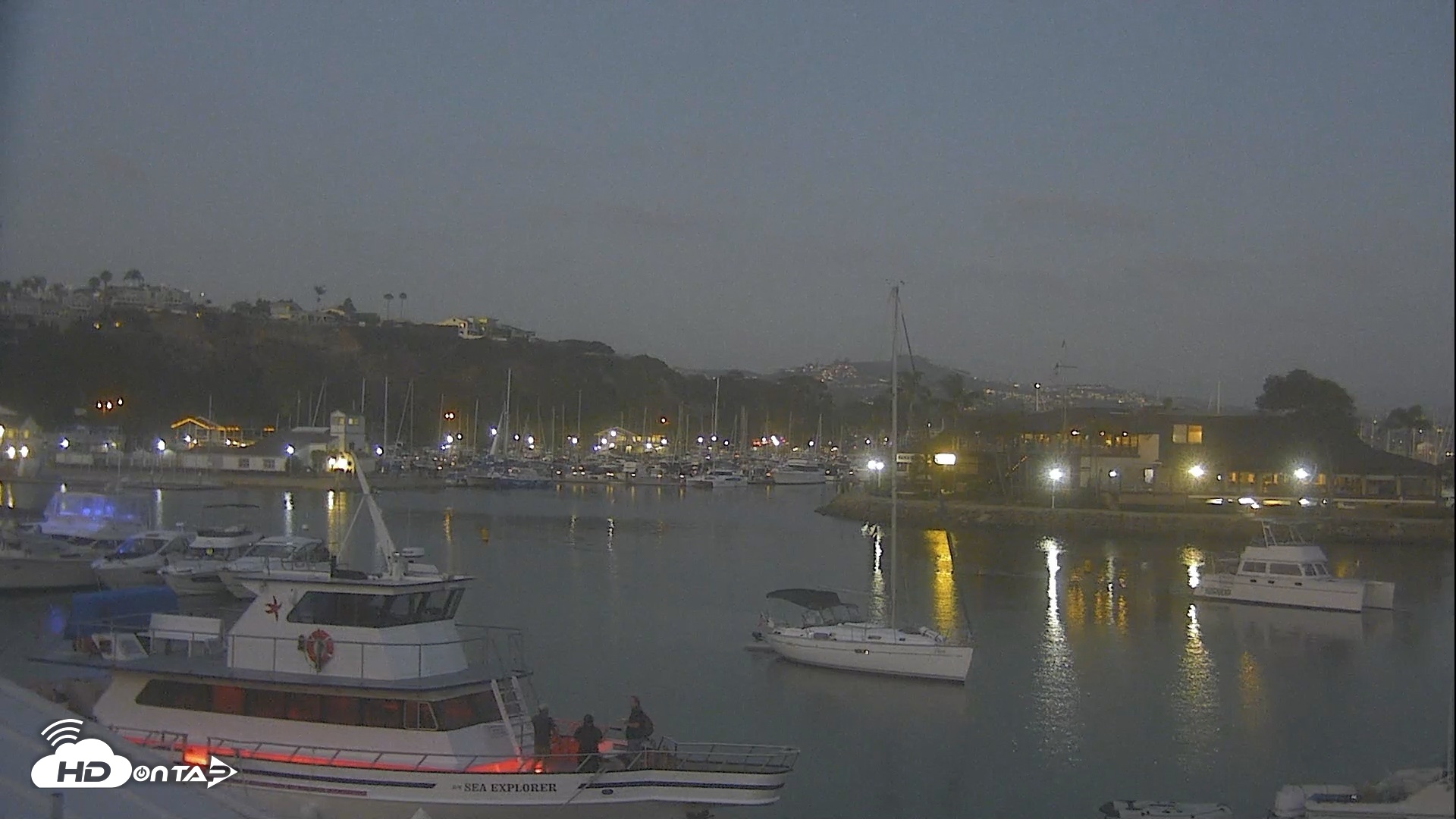 Snapshot of Dana Point Harbor Laguna Cliffs Resort Live Webcam taken Jul 10, 2026, 8:29pm PDT