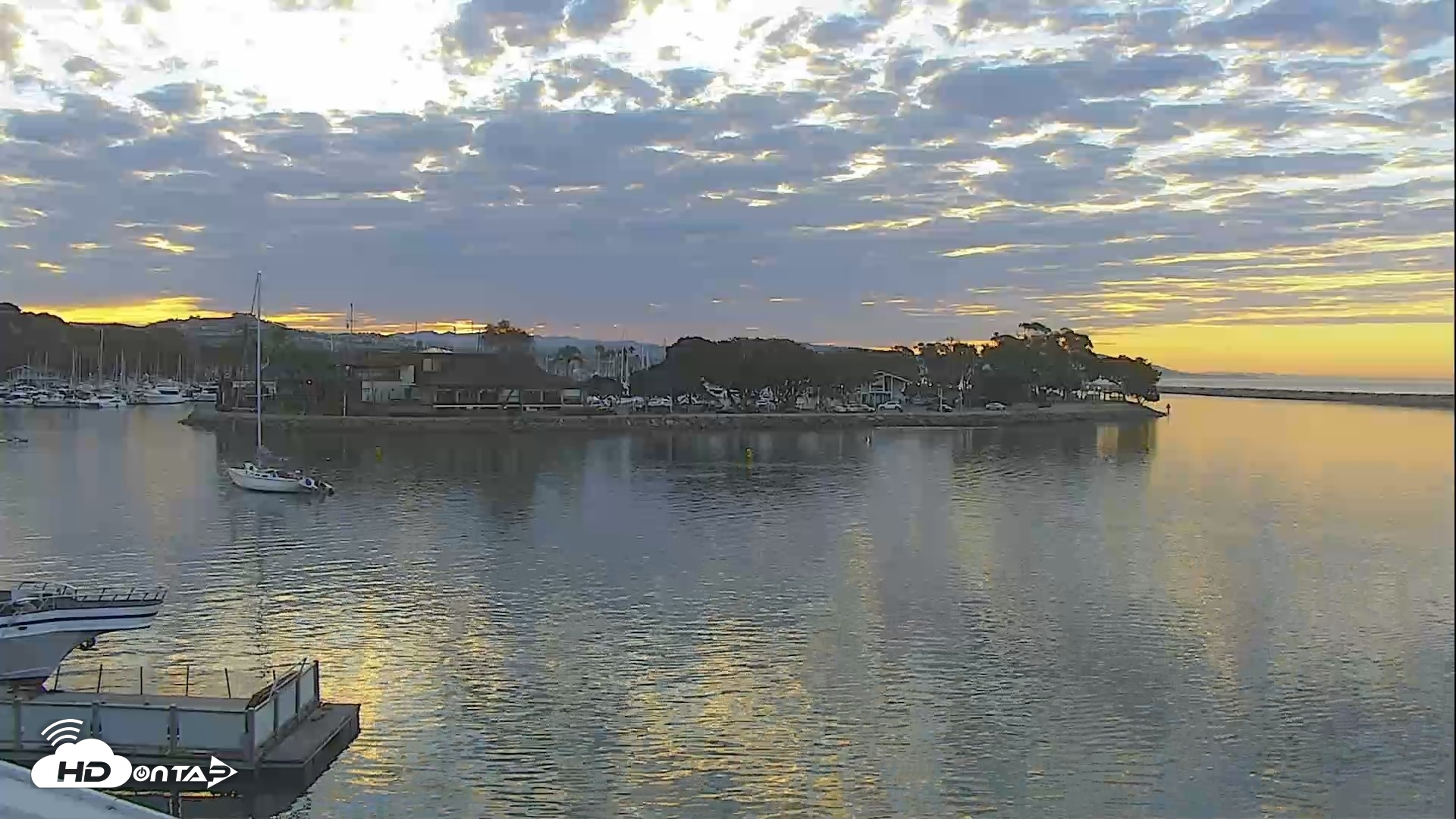 Snapshot of Dana Point Harbor Laguna Cliffs Resort Live Webcam taken Oct 6, 2026, 7:05am PDT