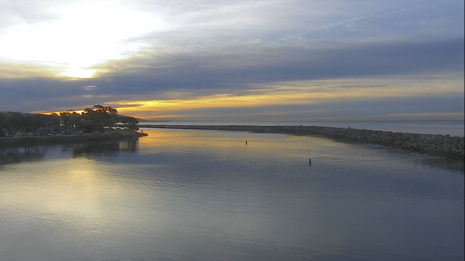 Snapshot of Dana Point Harbor taken Jan 22, 2025, 7:19am PST